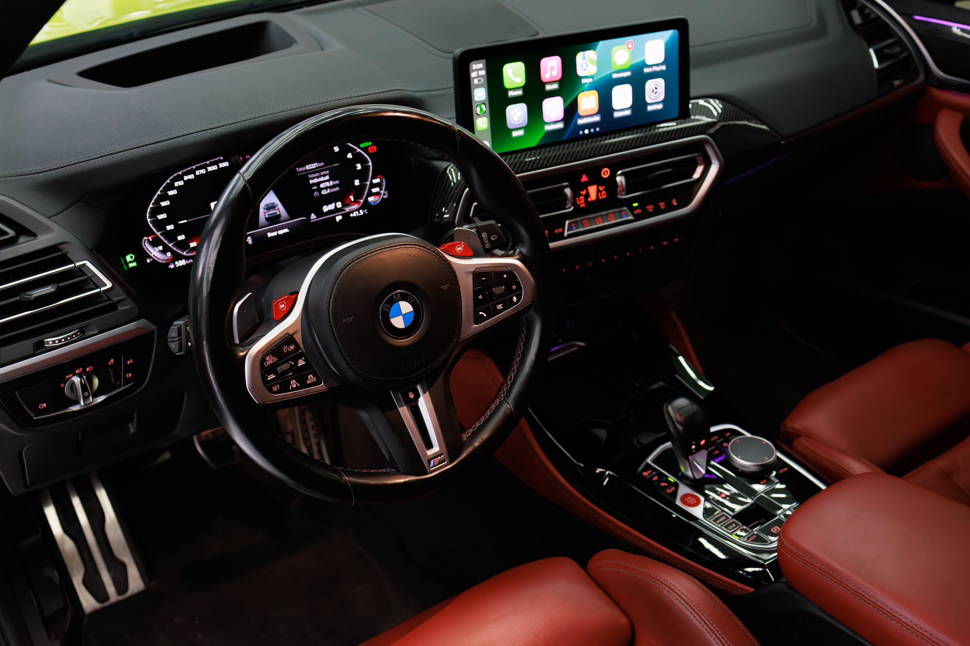 BMW X3M Competition Yellow