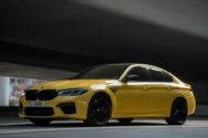 BMW M5 Competition Gul