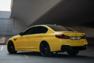 BMW M5 Competition Yellow