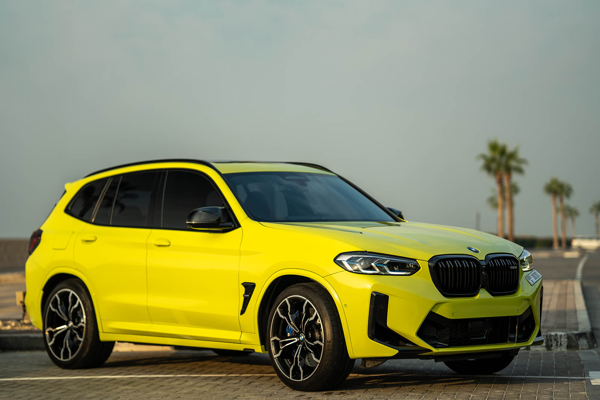 rent bmw x3m competition yellow dubai
