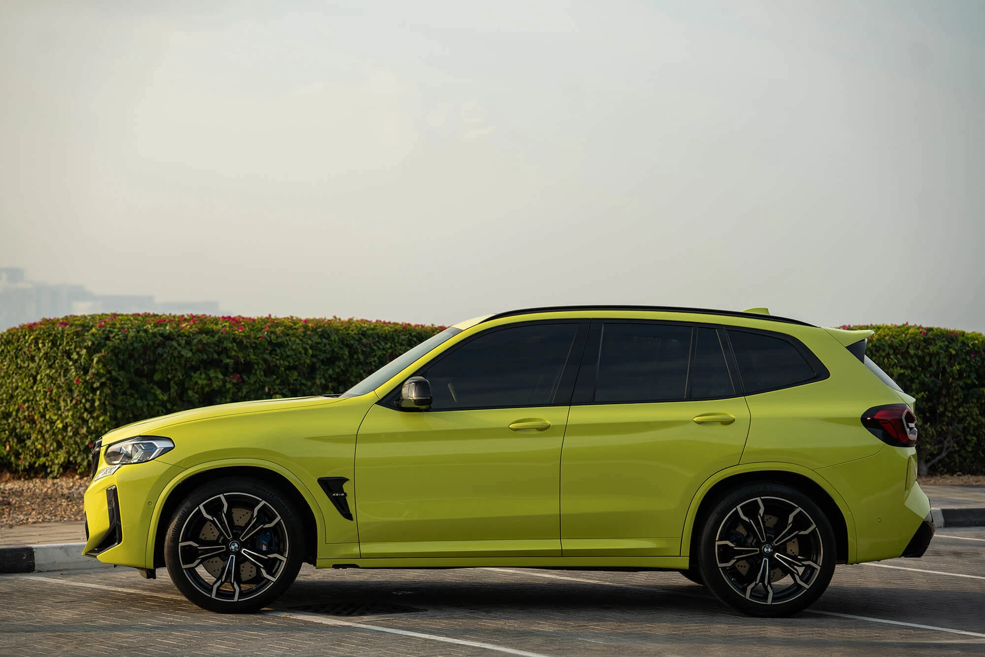 BMW X3M Competition Yellow