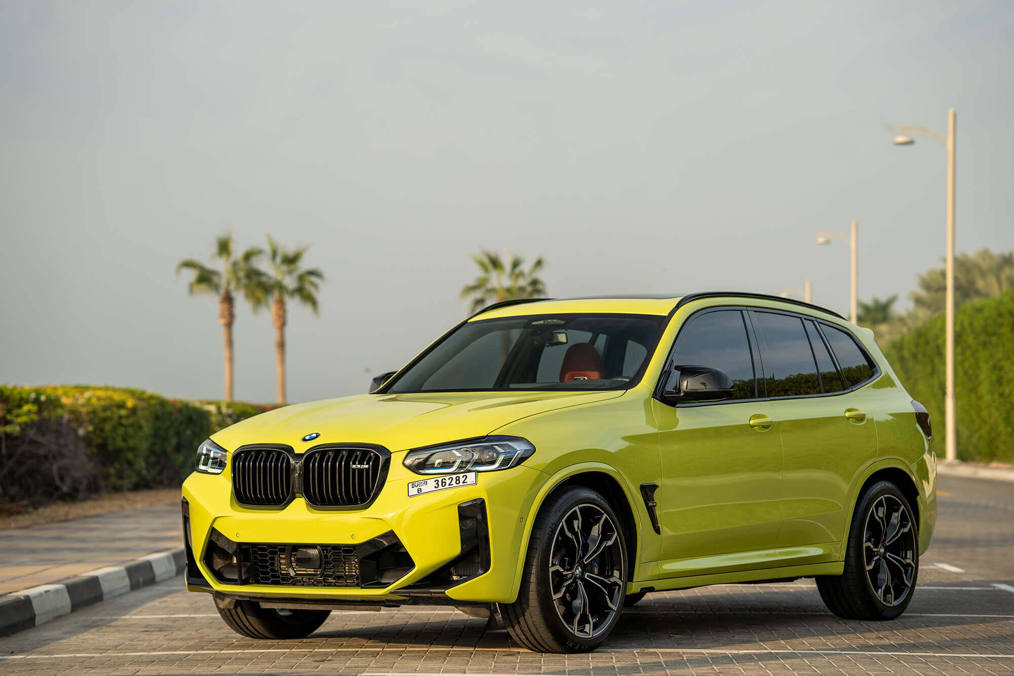 BMW X3M Competition Yellow