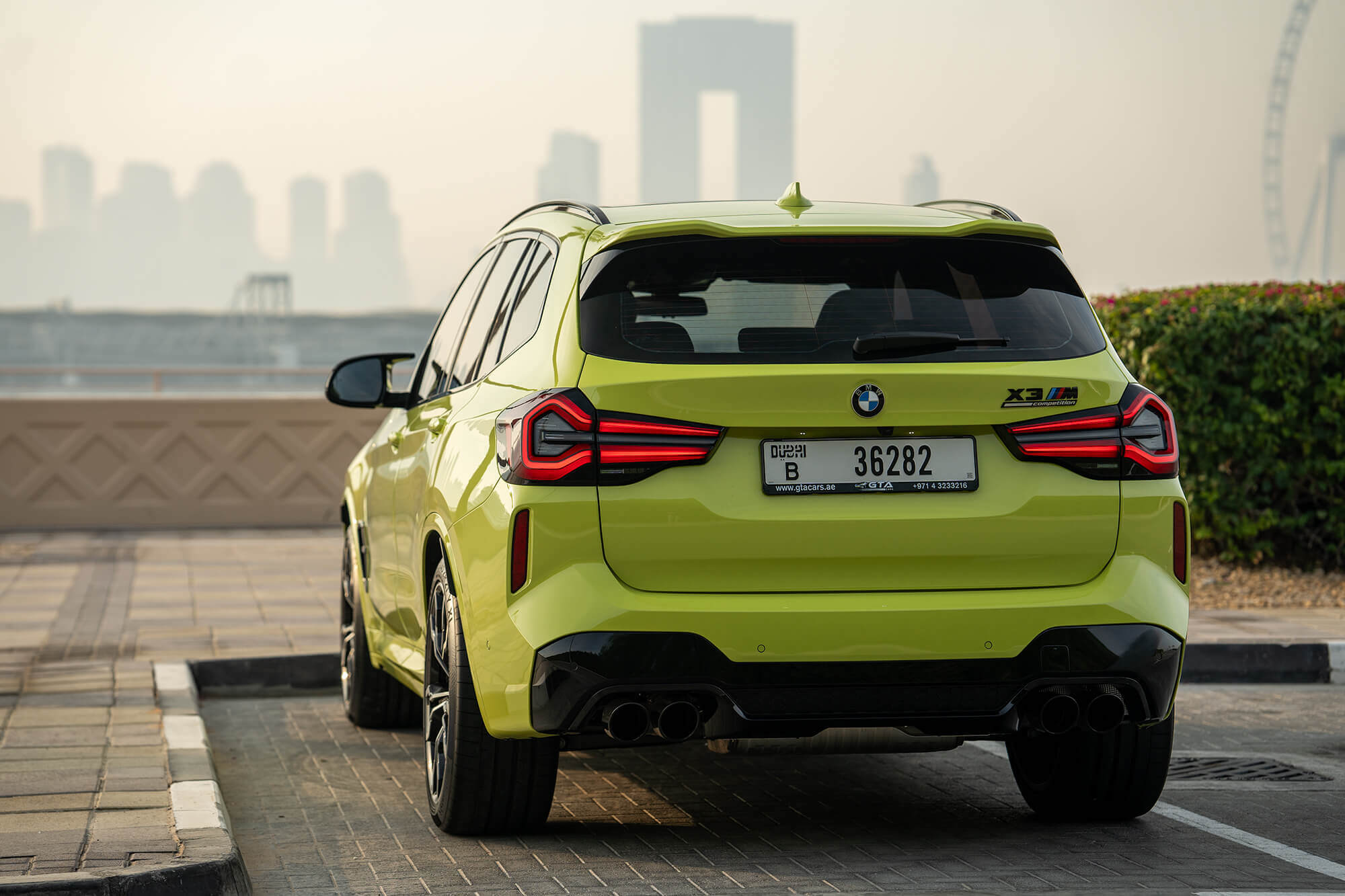 BMW X3M Competition Yellow