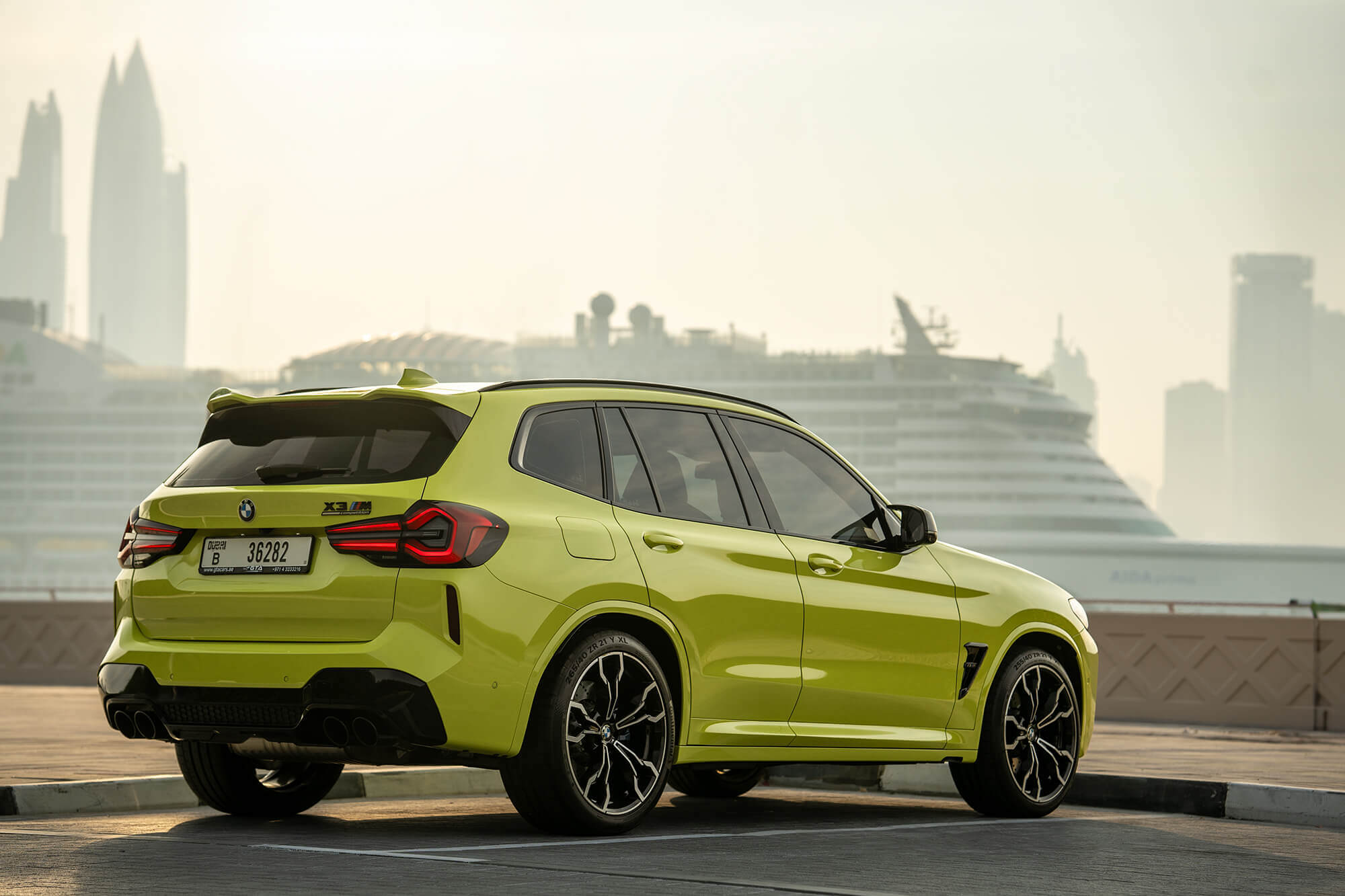 BMW X3M Competition Yellow