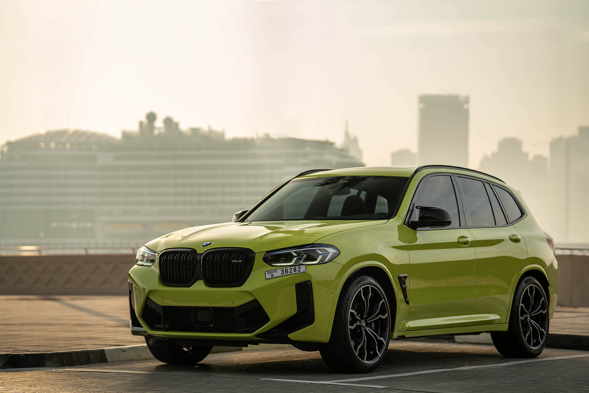 BMW X3M Competition Yellow