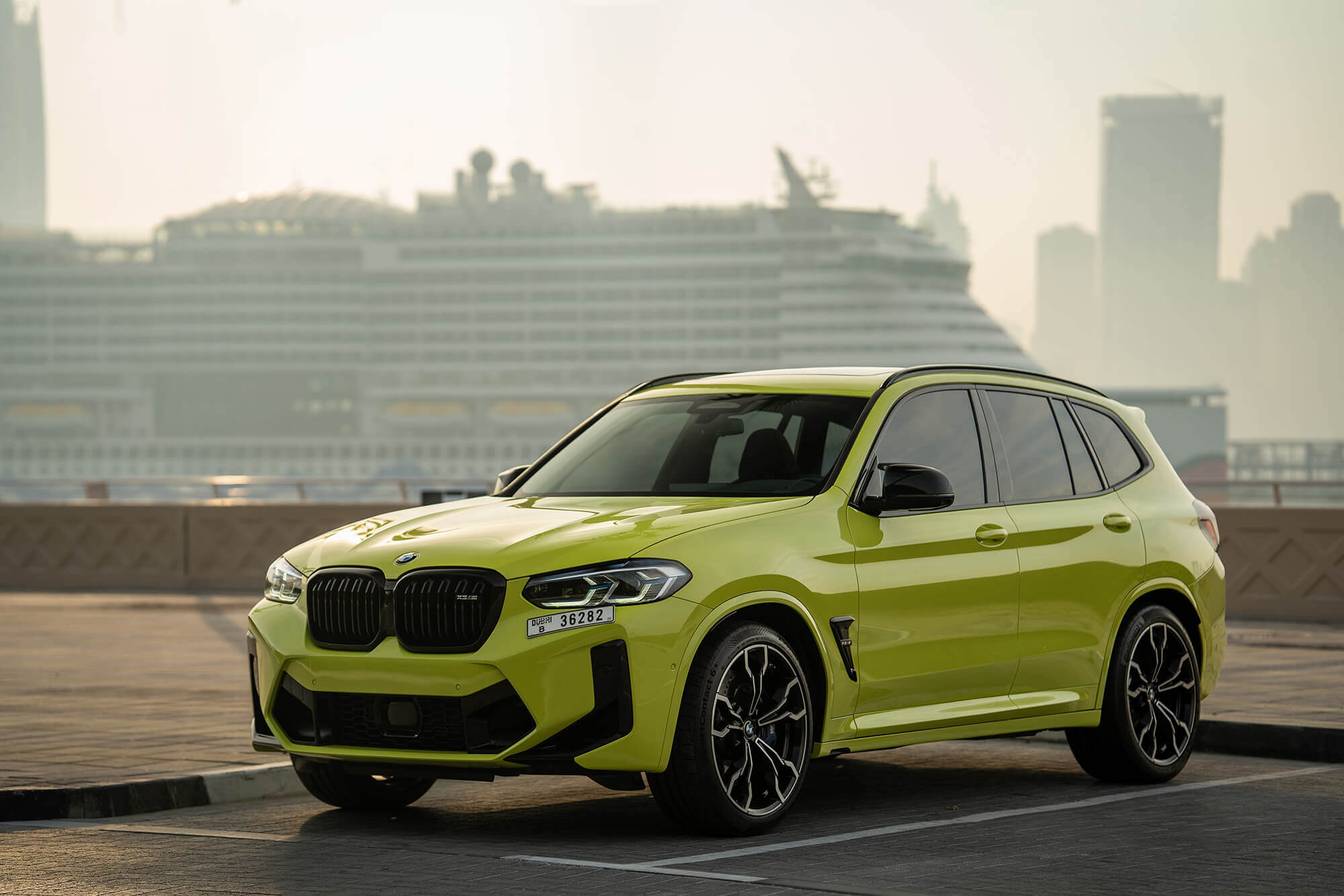 BMW X3M Competition Yellow