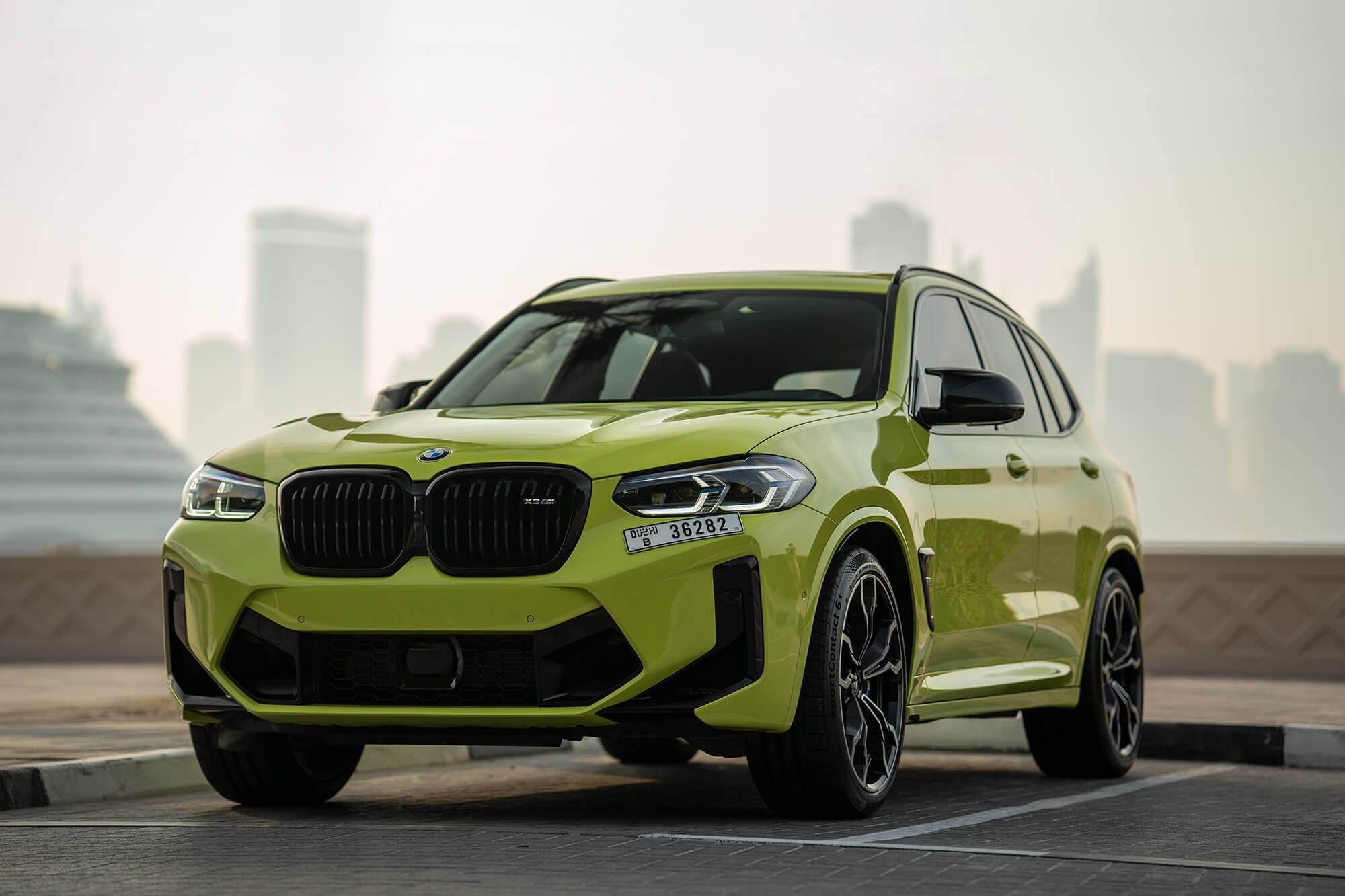 BMW X3M Competition Yellow