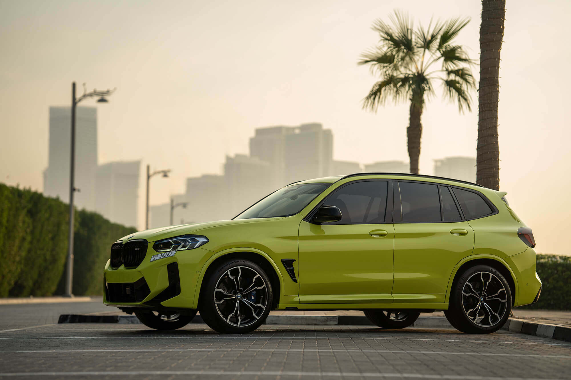 BMW X3M Competition Yellow