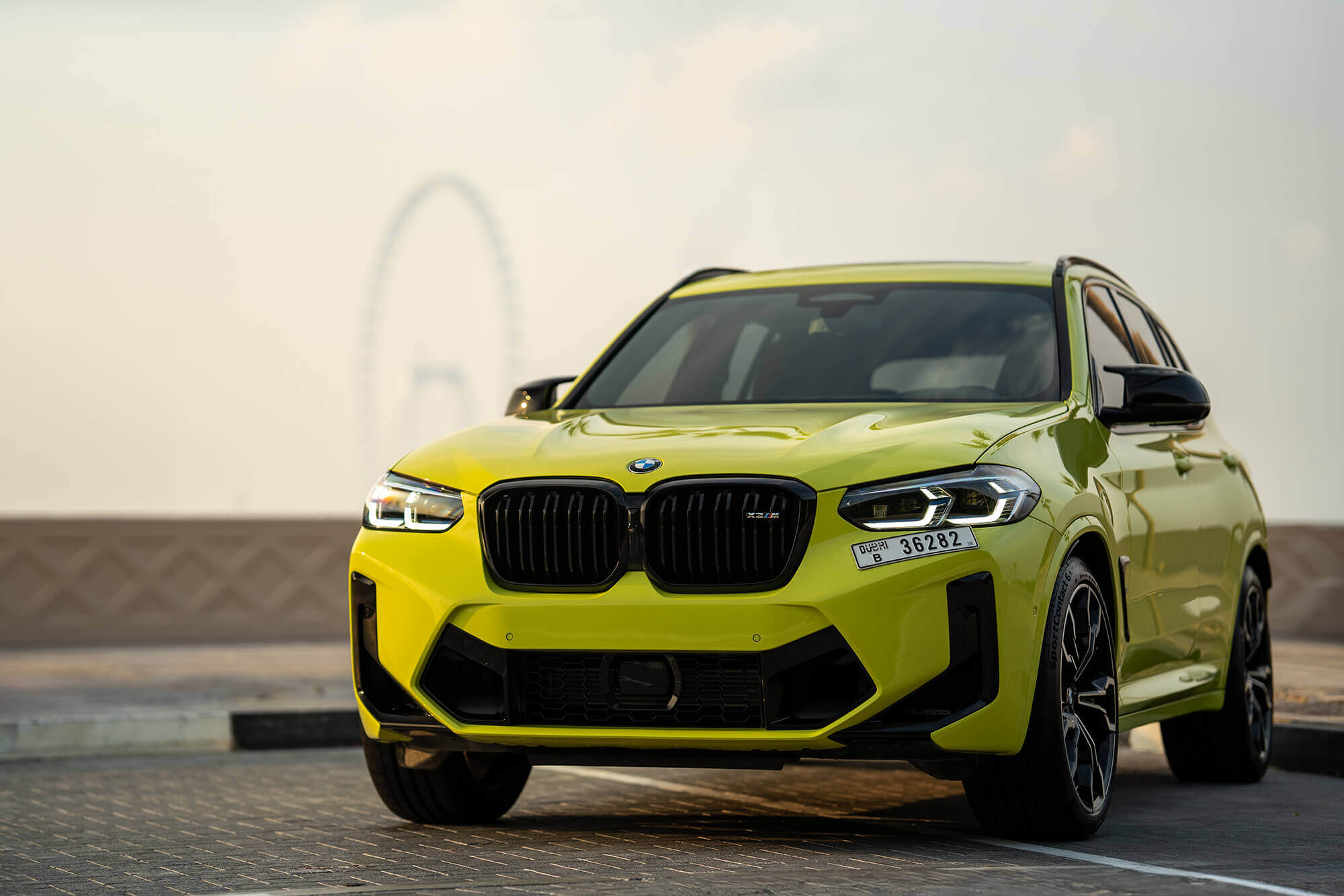 BMW X3M Competition Yellow