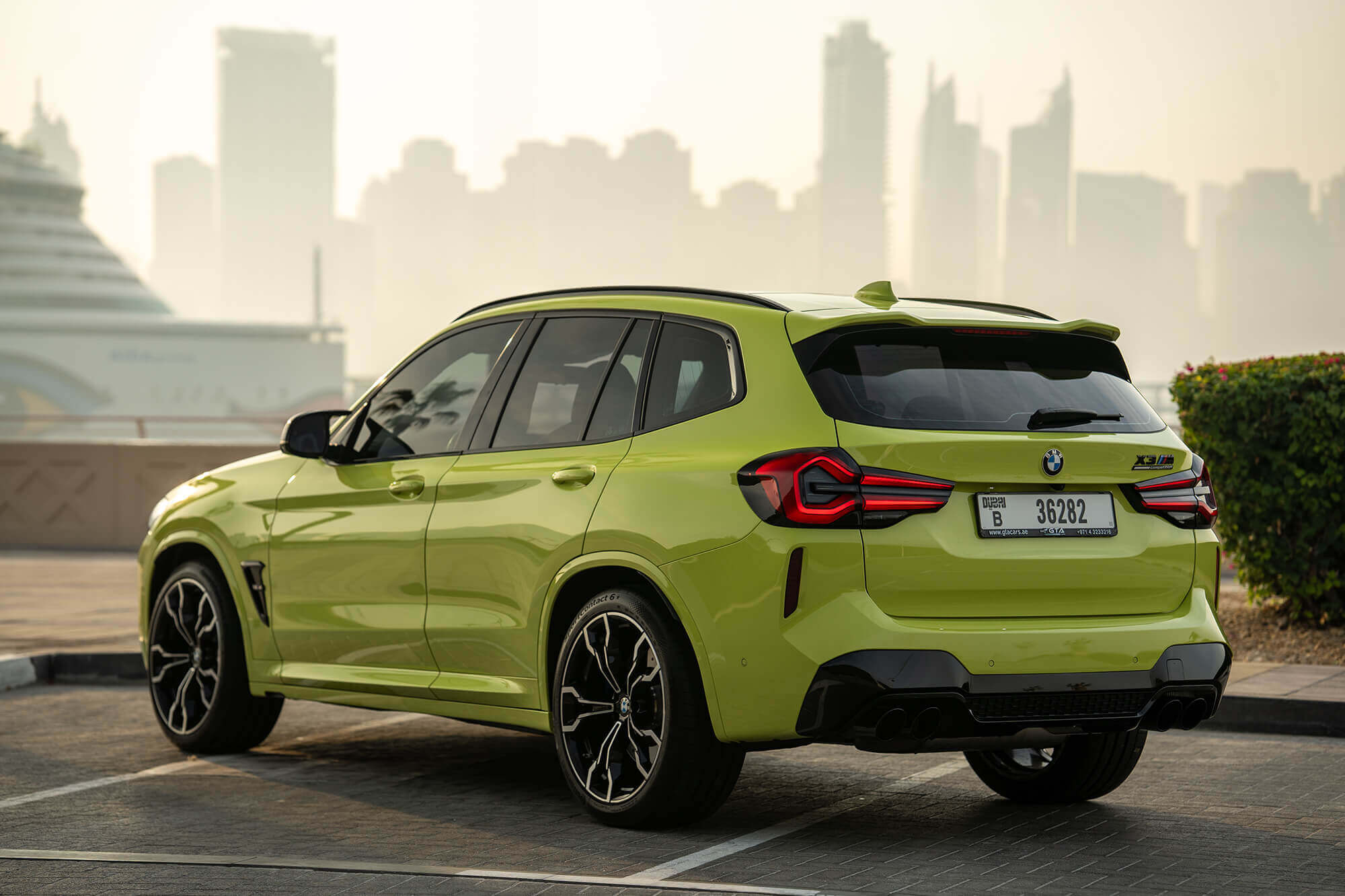 BMW X3M Competition Yellow