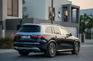 Mercedes-Maybach GLS 600 blå og sølv