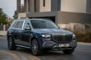 Mercedes-Maybach GLS 600 blå og sølv