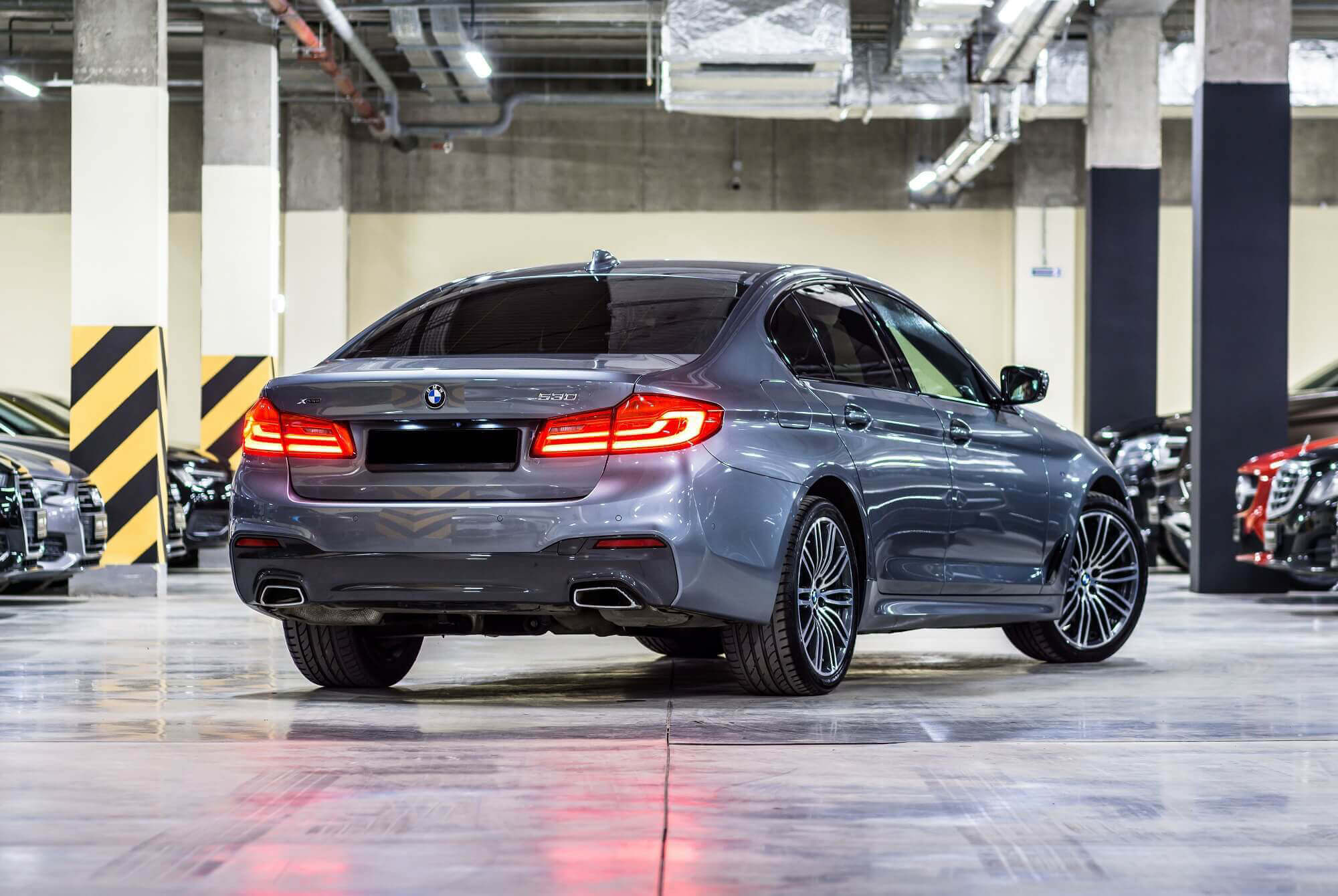 BMW 530 Blue