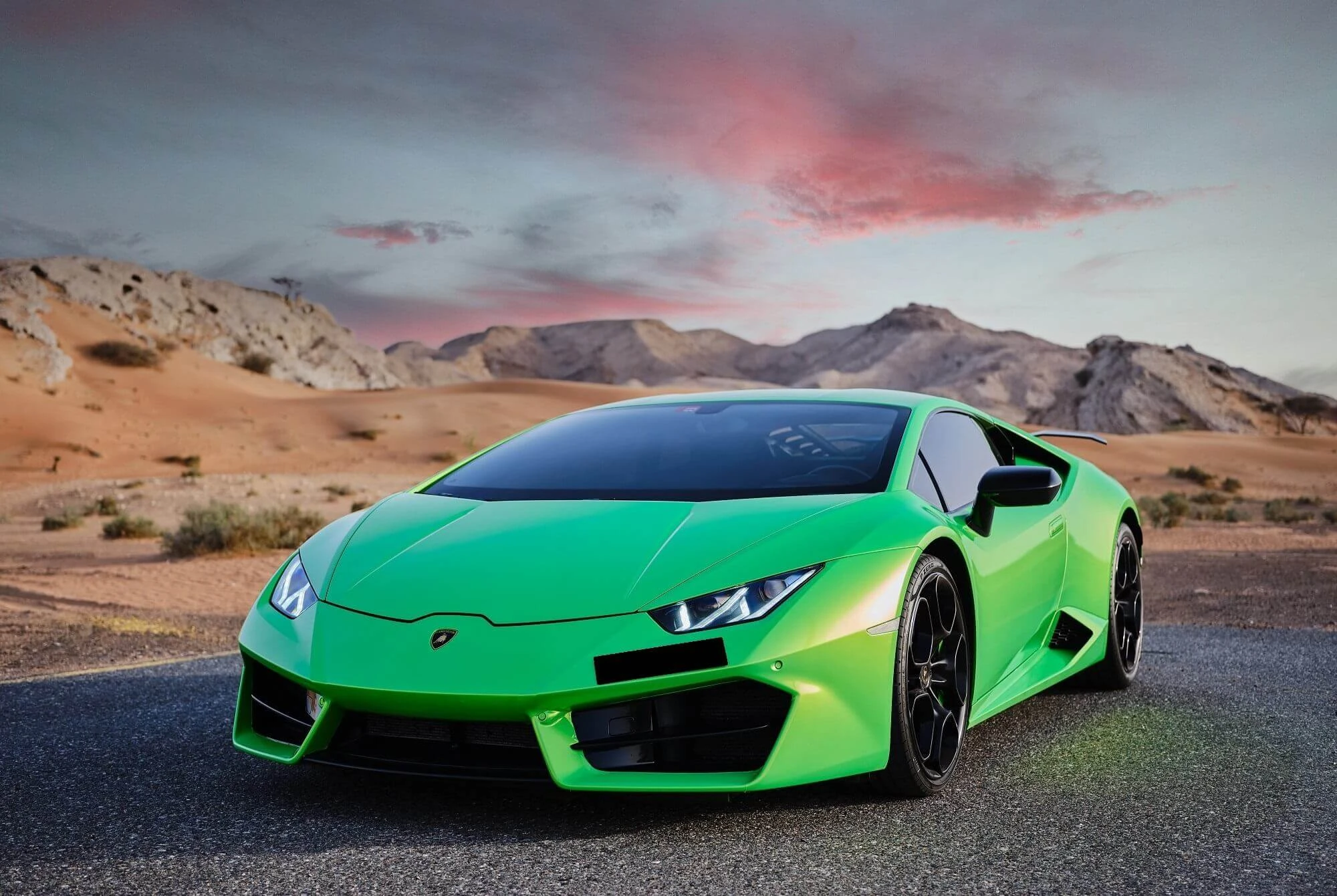 Lamborghini Huracan verde