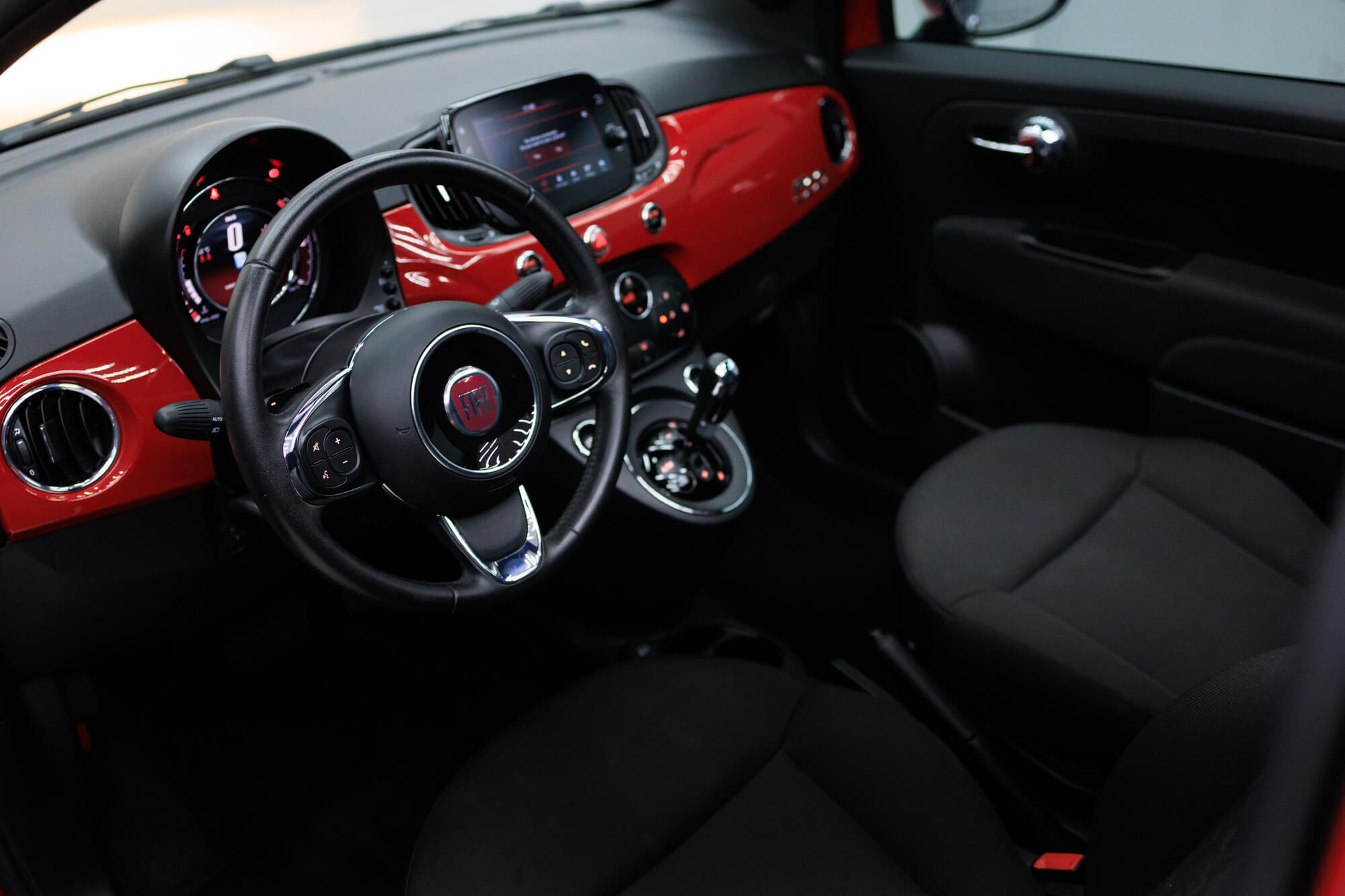 Fiat 500 Cabrio Rouge Fiat 500 Cabrio Rouge