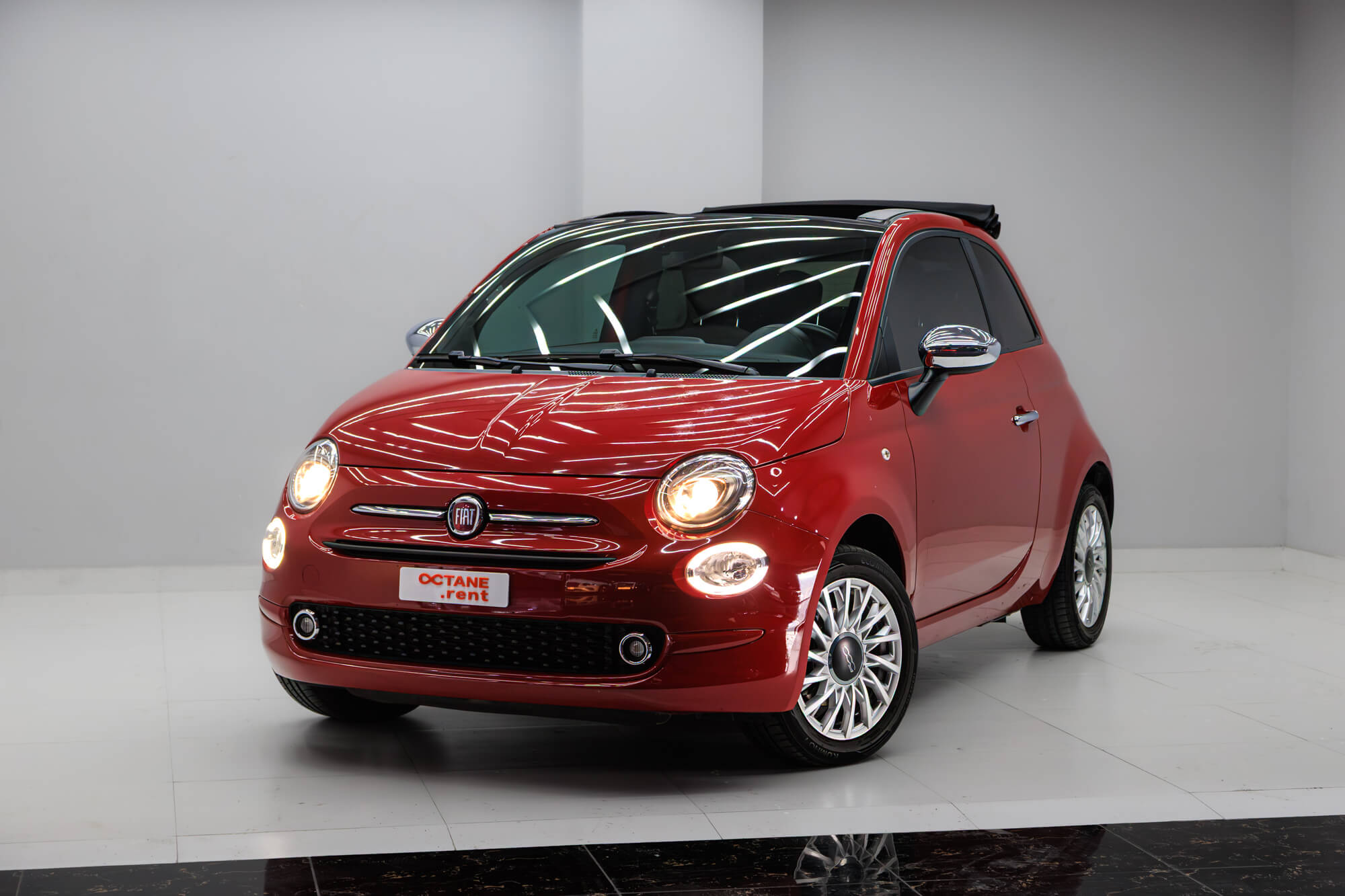 Fiat 500 Cabrio Rouge Fiat 500 Cabrio Rouge