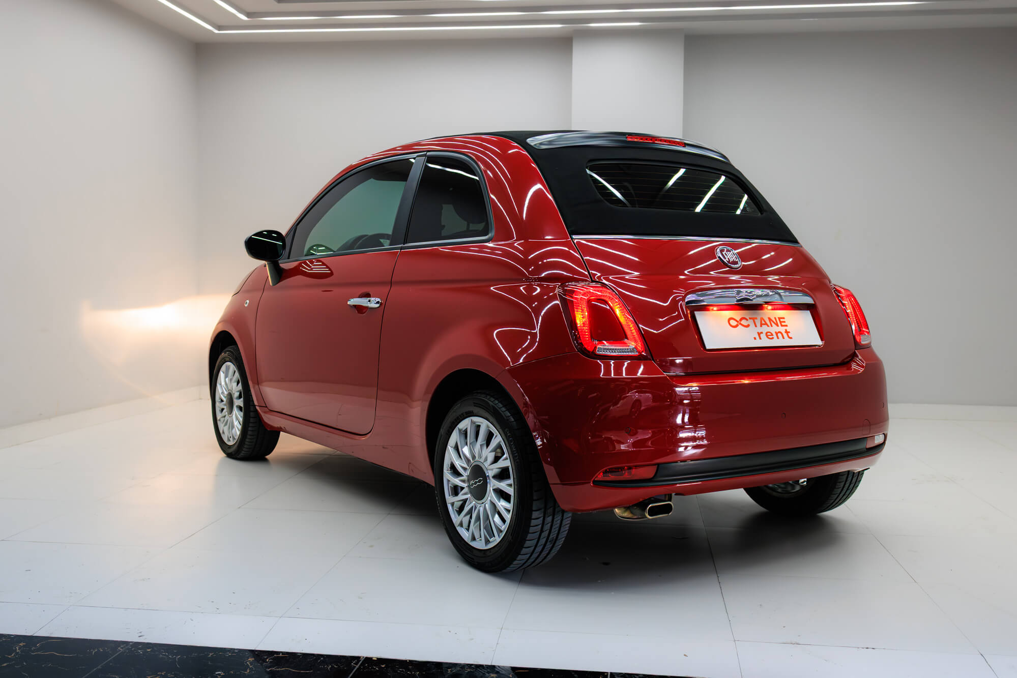 Fiat 500 Cabrio Rouge Fiat 500 Cabrio Rouge