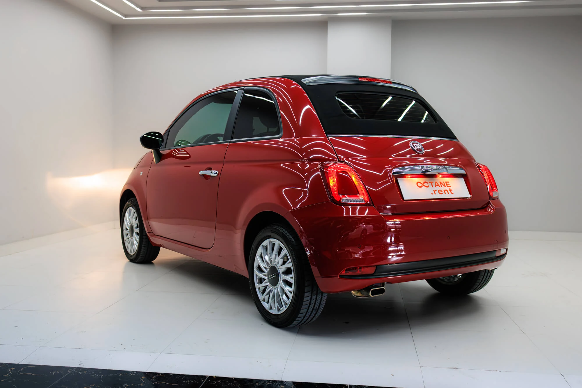 Fiat 500 Cabrio Red