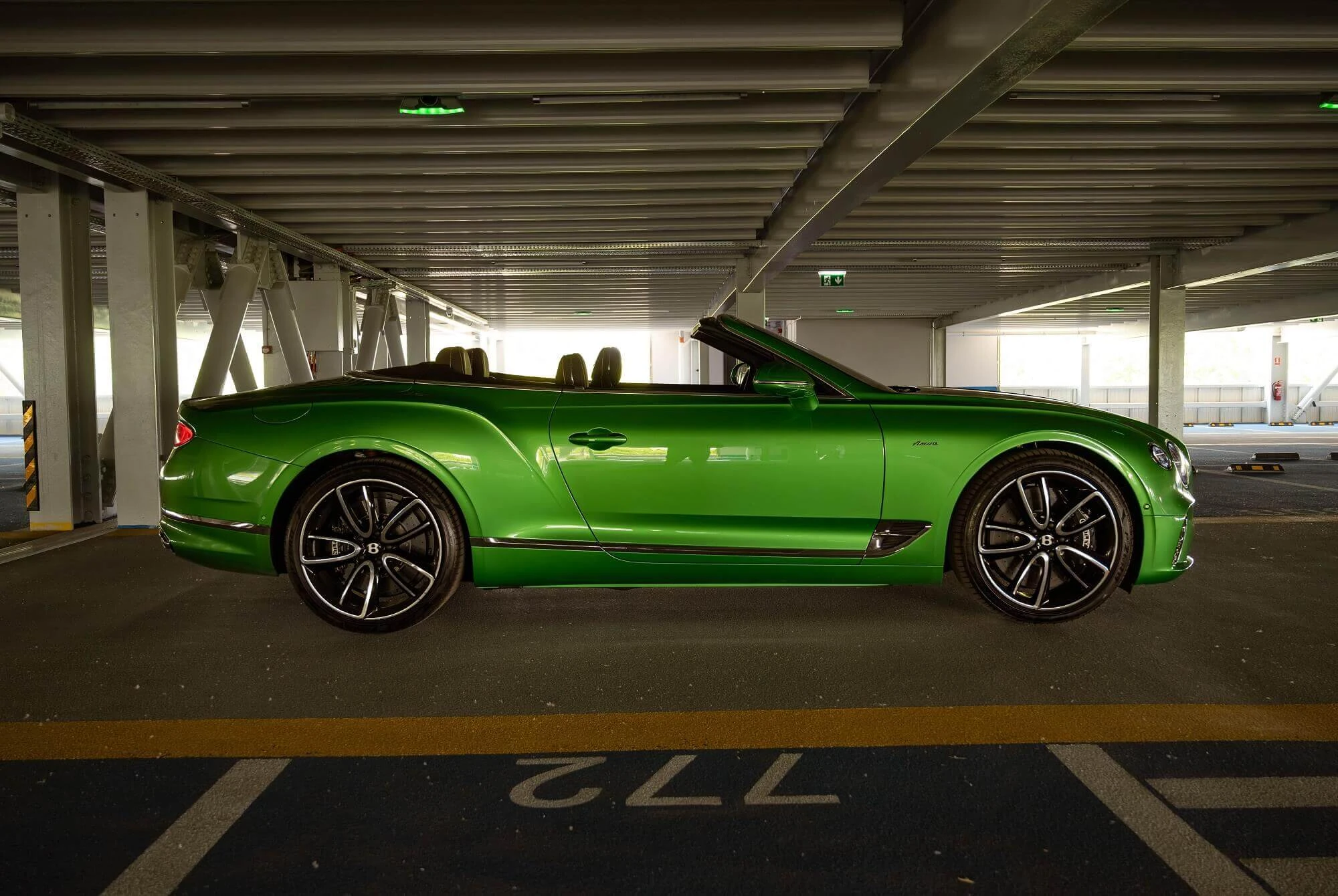 Bentley Continental GTC Green