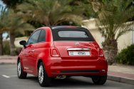 Fiat 500 Cabrio Rosso