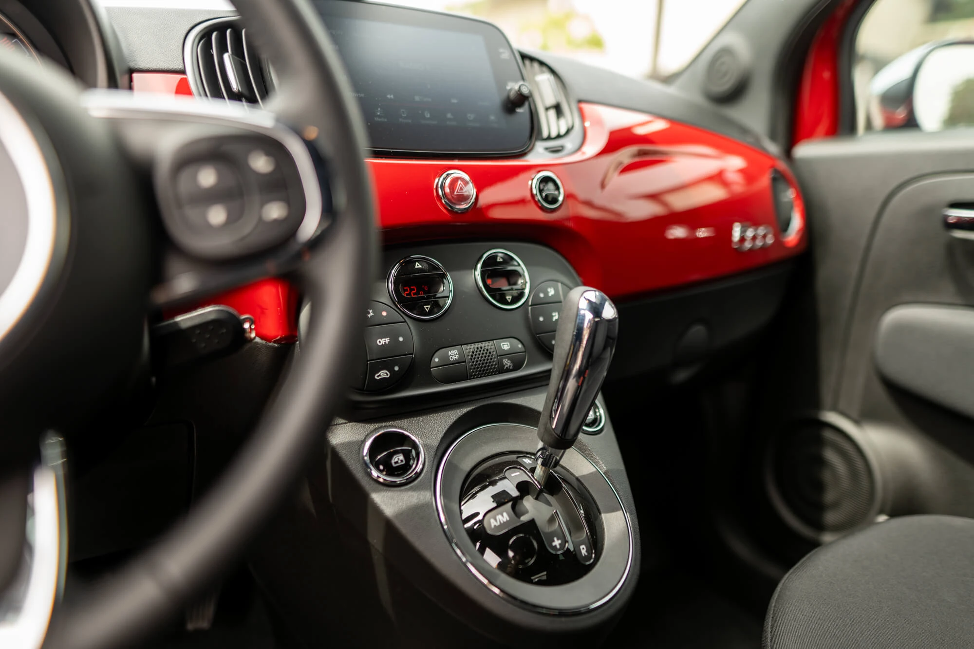Fiat 500 Cabrio Röd
