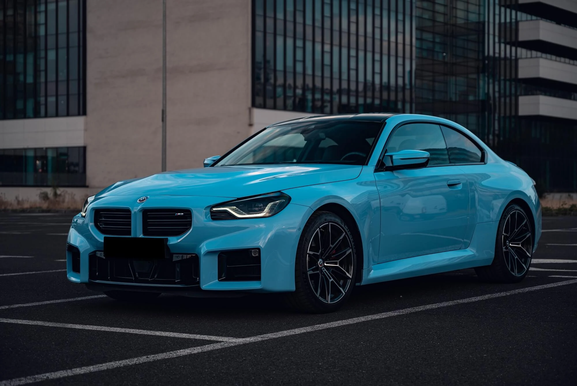 BMW M2 Blauw