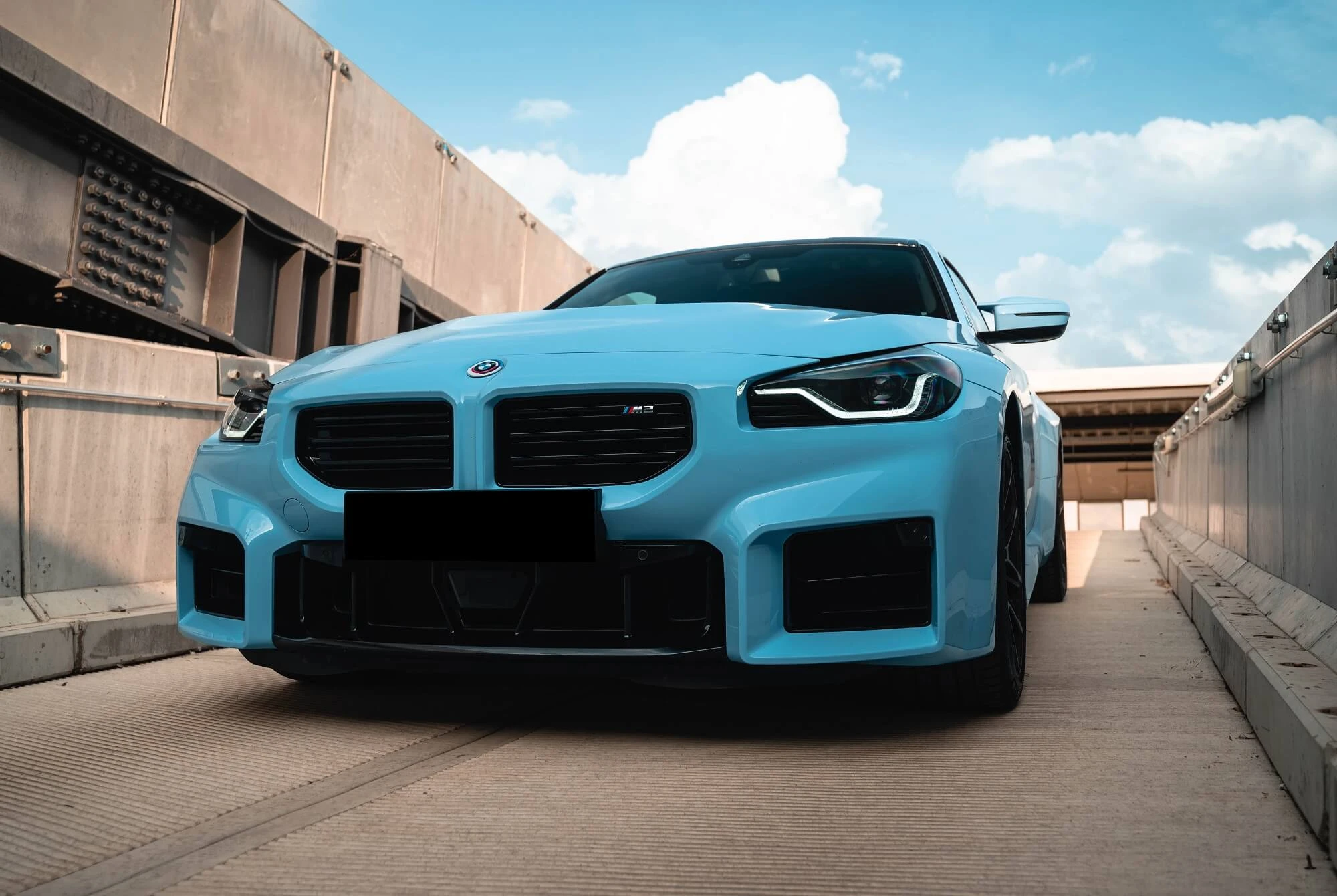 BMW M2 Blauw