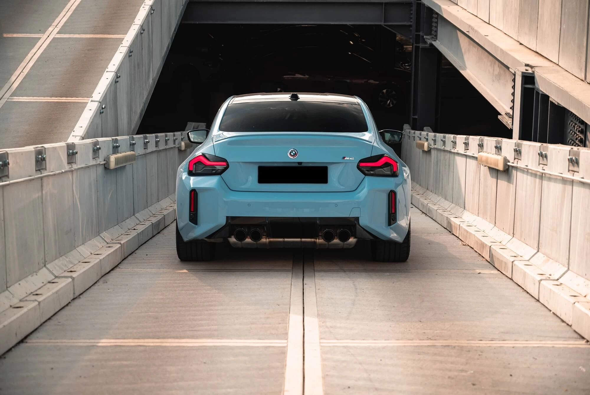 BMW M2 Blauw