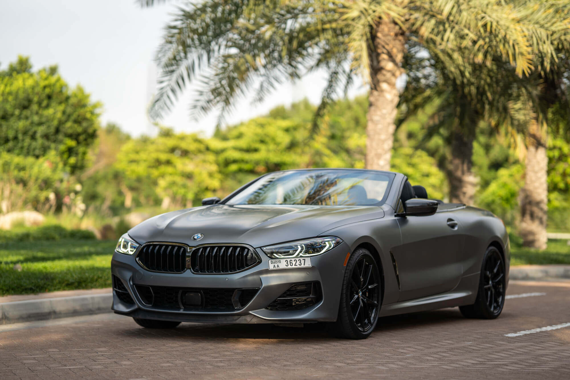 Rent BMW M850I Grey Matte in Dubai - Convertible - Octane Luxury Car ...