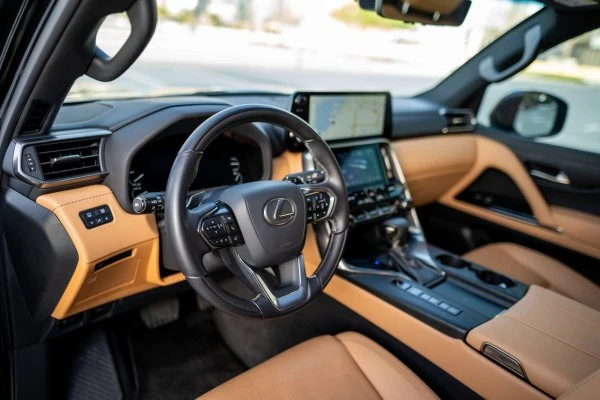 Rent Lexus LX600 Black in Dubai SUV Octane Car Rental Dubai