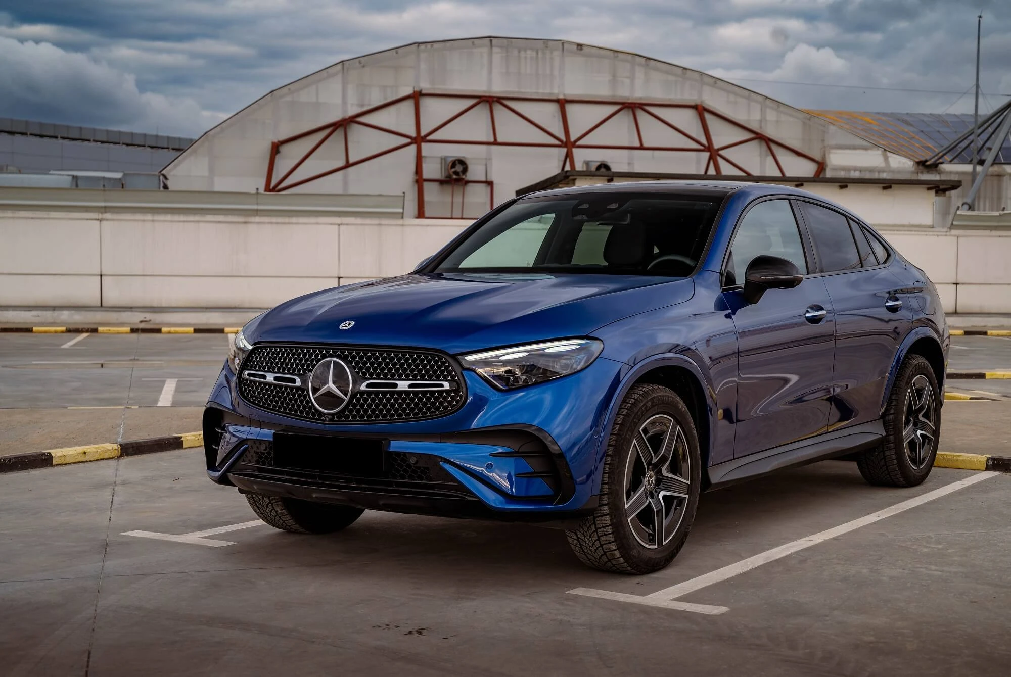 Mercedes-Benz GLC Coupé Blauw