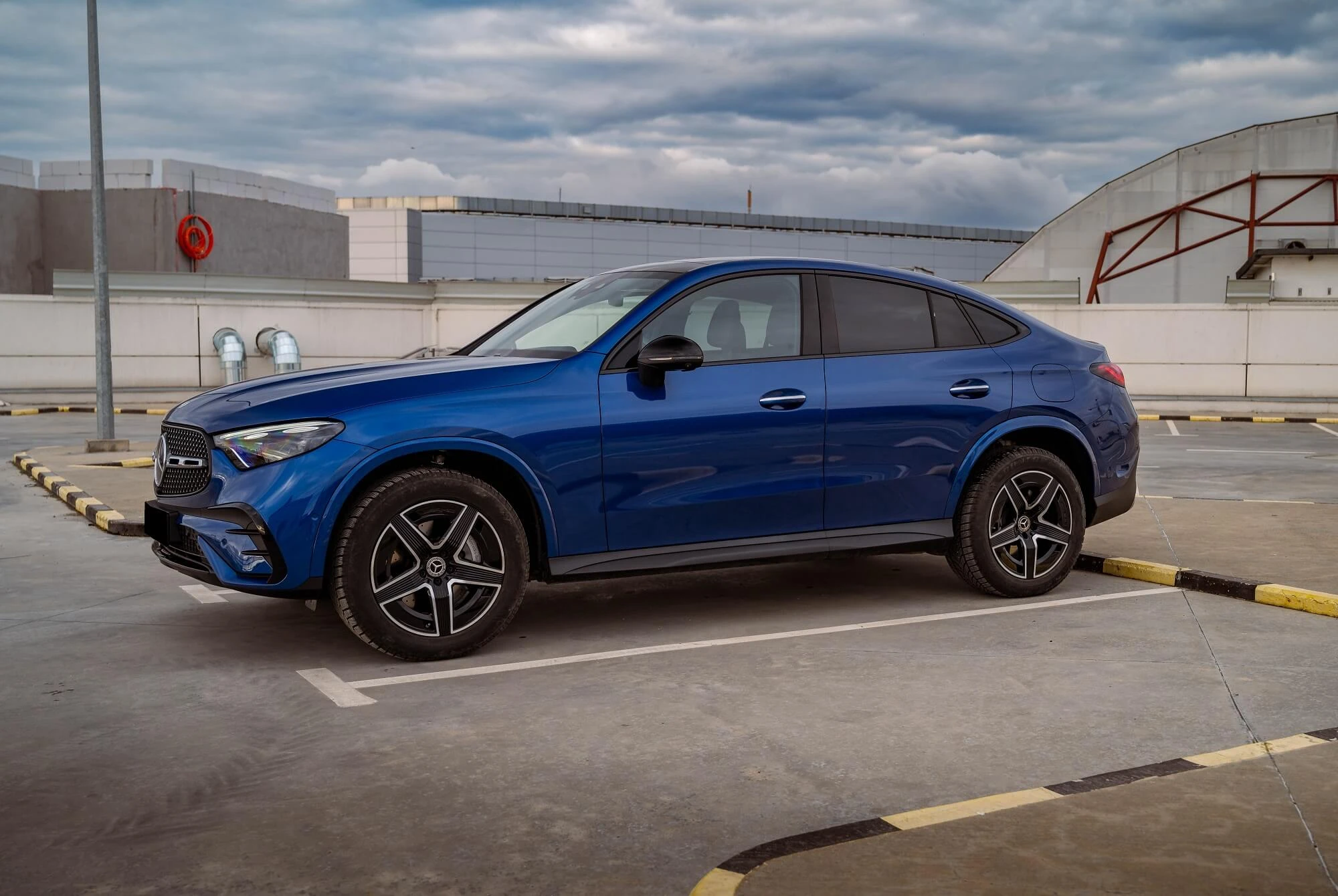 Mercedes-Benz GLC Coupé Blå