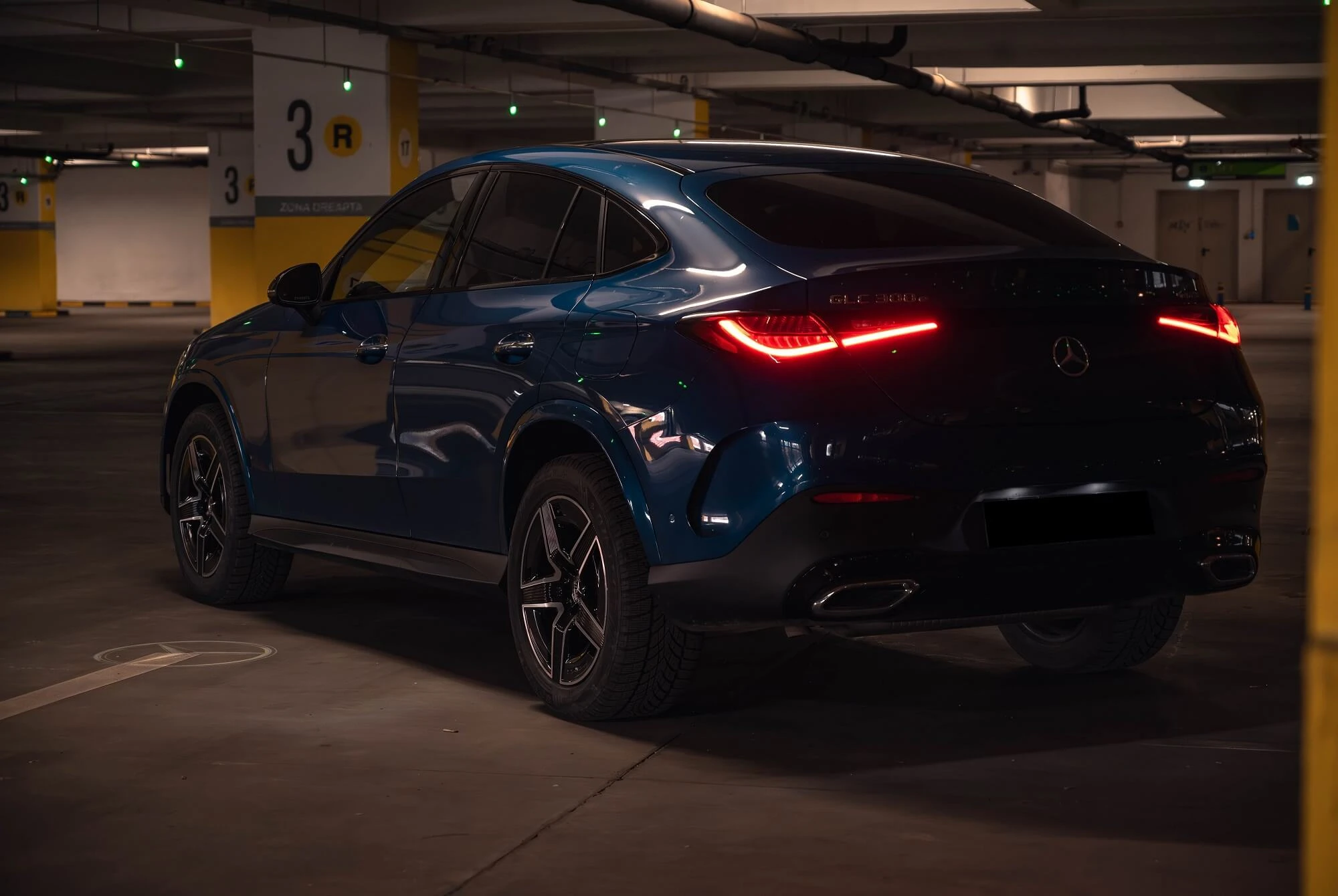 Mercedes-Benz GLC Coupé Blå