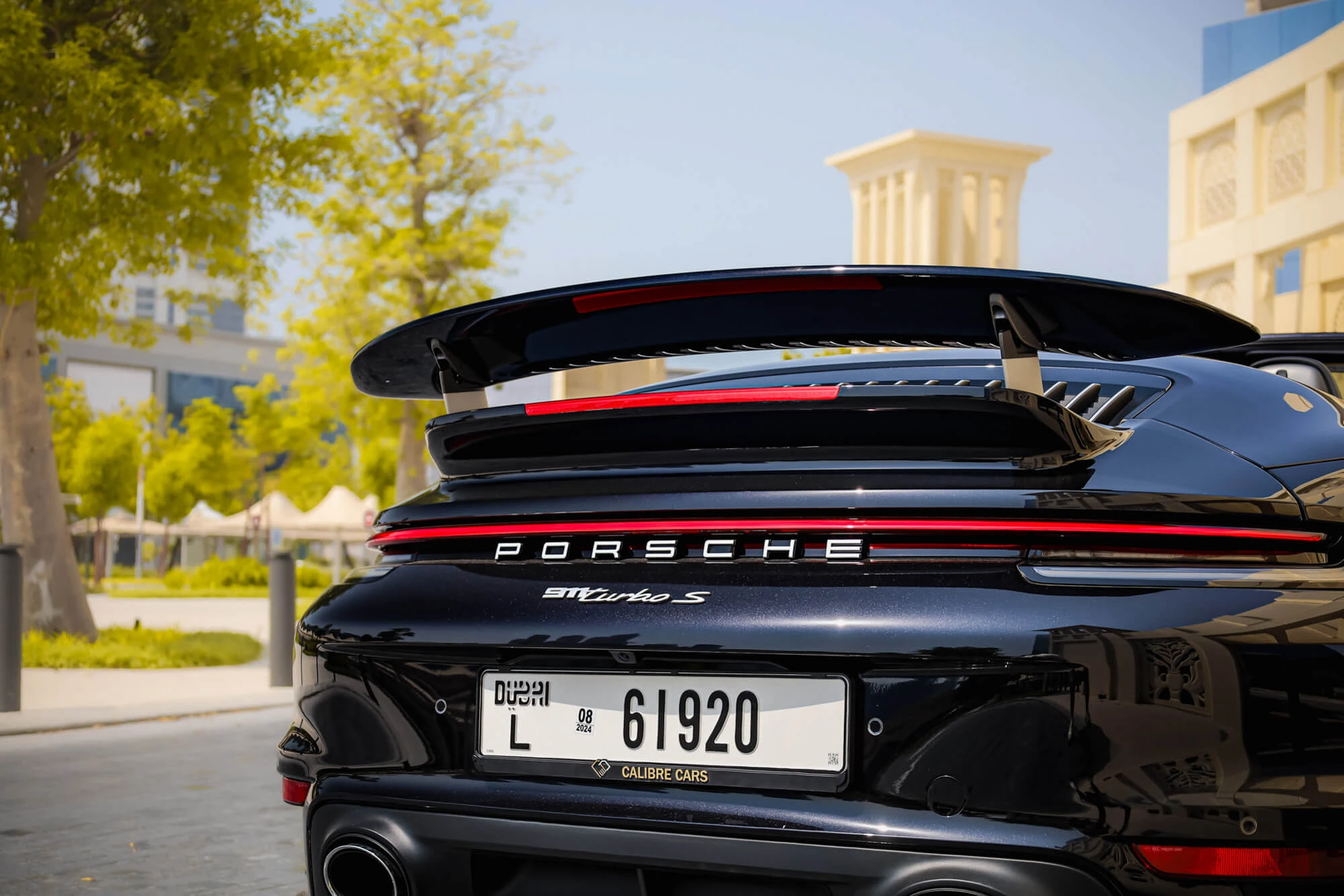 Porsche 911 Turbo S Black