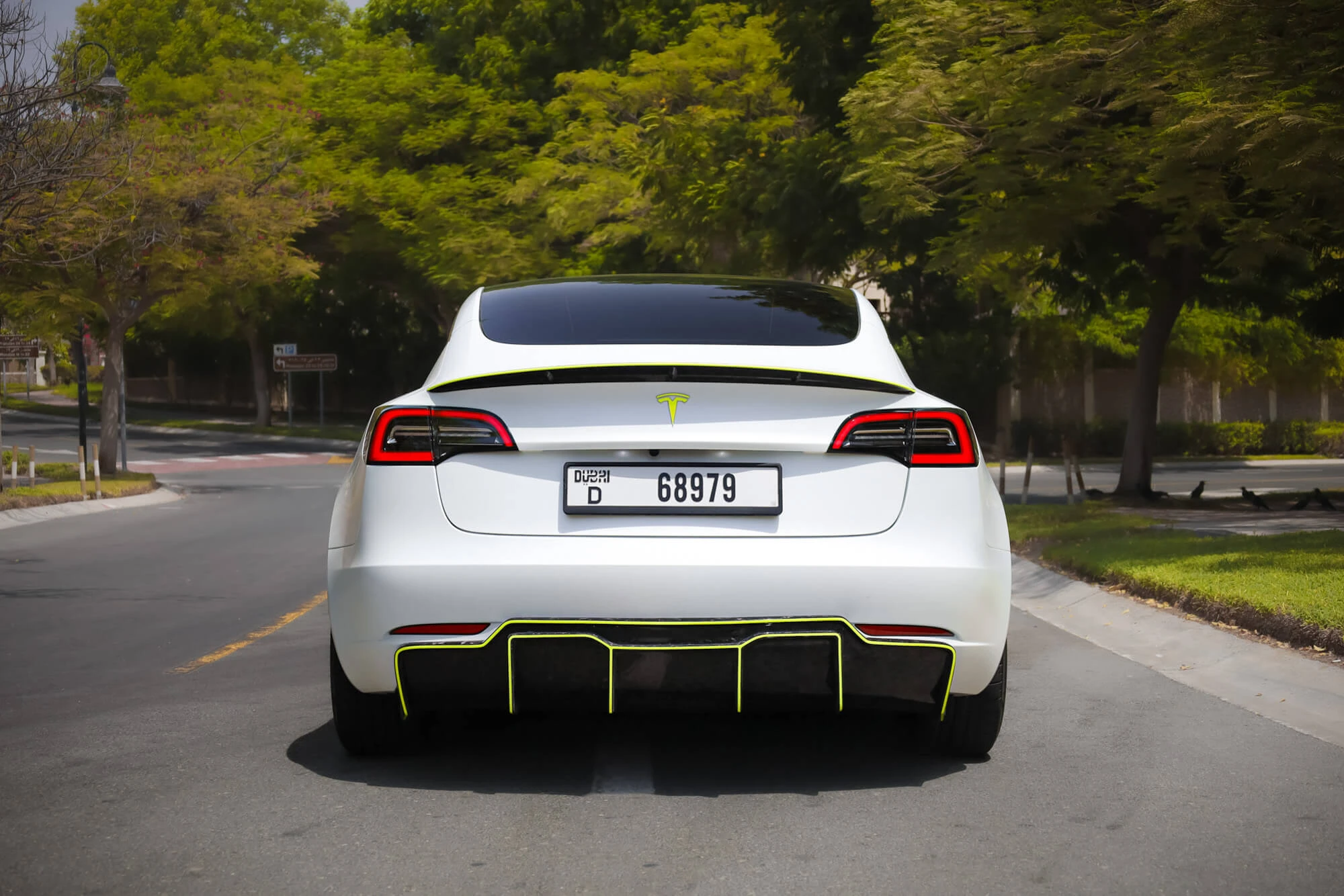 Tesla Model 3 Performance Hvid
