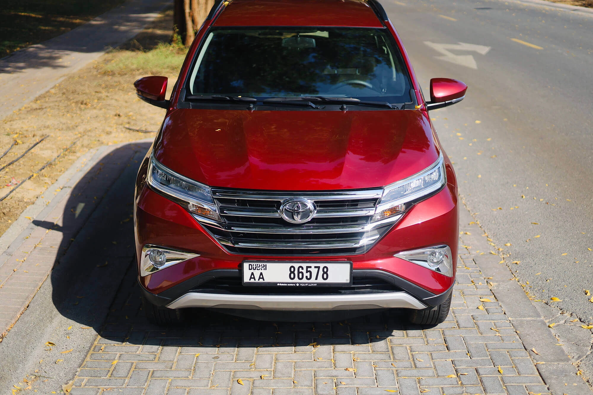 Rent Toyota Rush Red in Dubai - SUV - Octane Luxury Car Rental Dubai