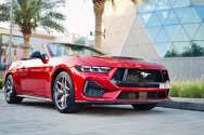 Mustang GT Rotes Cabrio Restyling