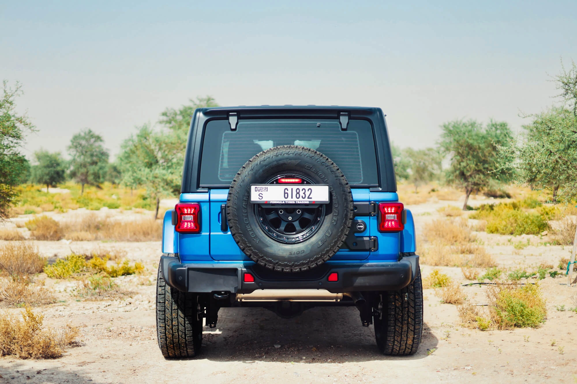 Jeep Wrangler Blau