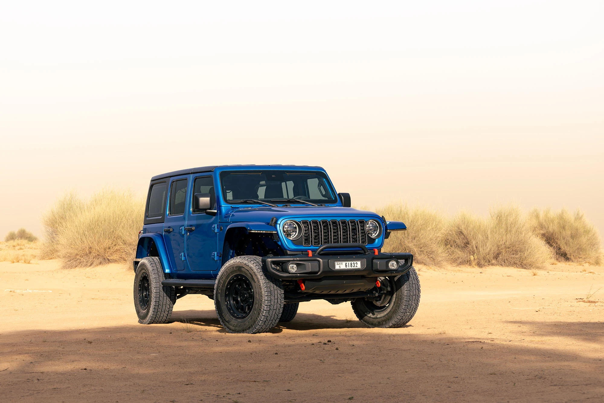 Jeep Wrangler כחול Jeep Wrangler כחול
