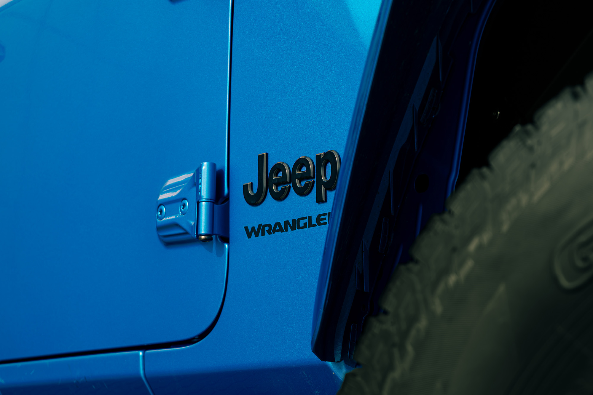Jeep Wrangler כחול