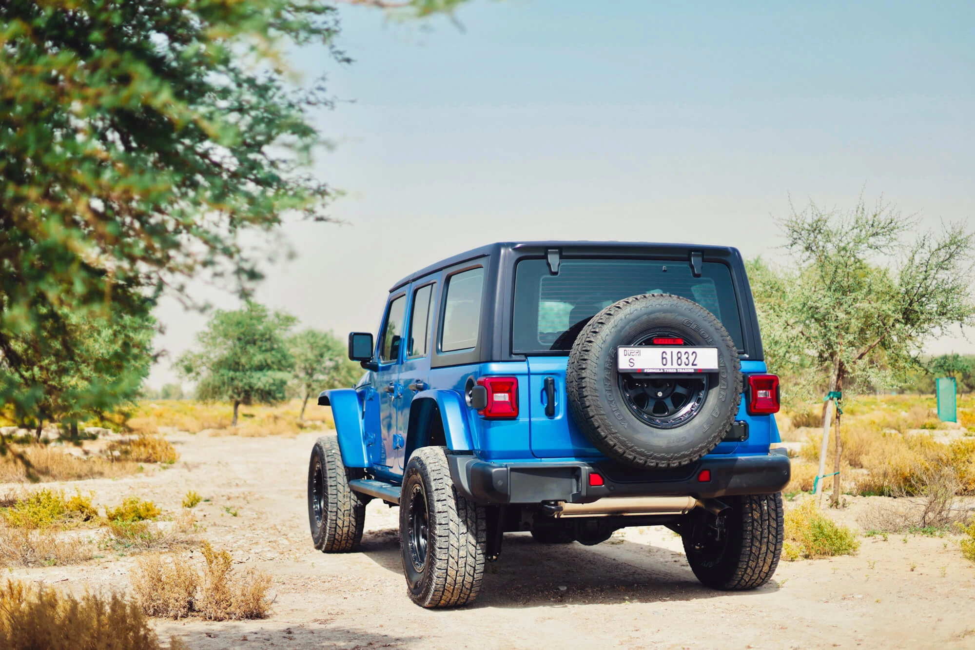 Jeep Wrangler Bleu