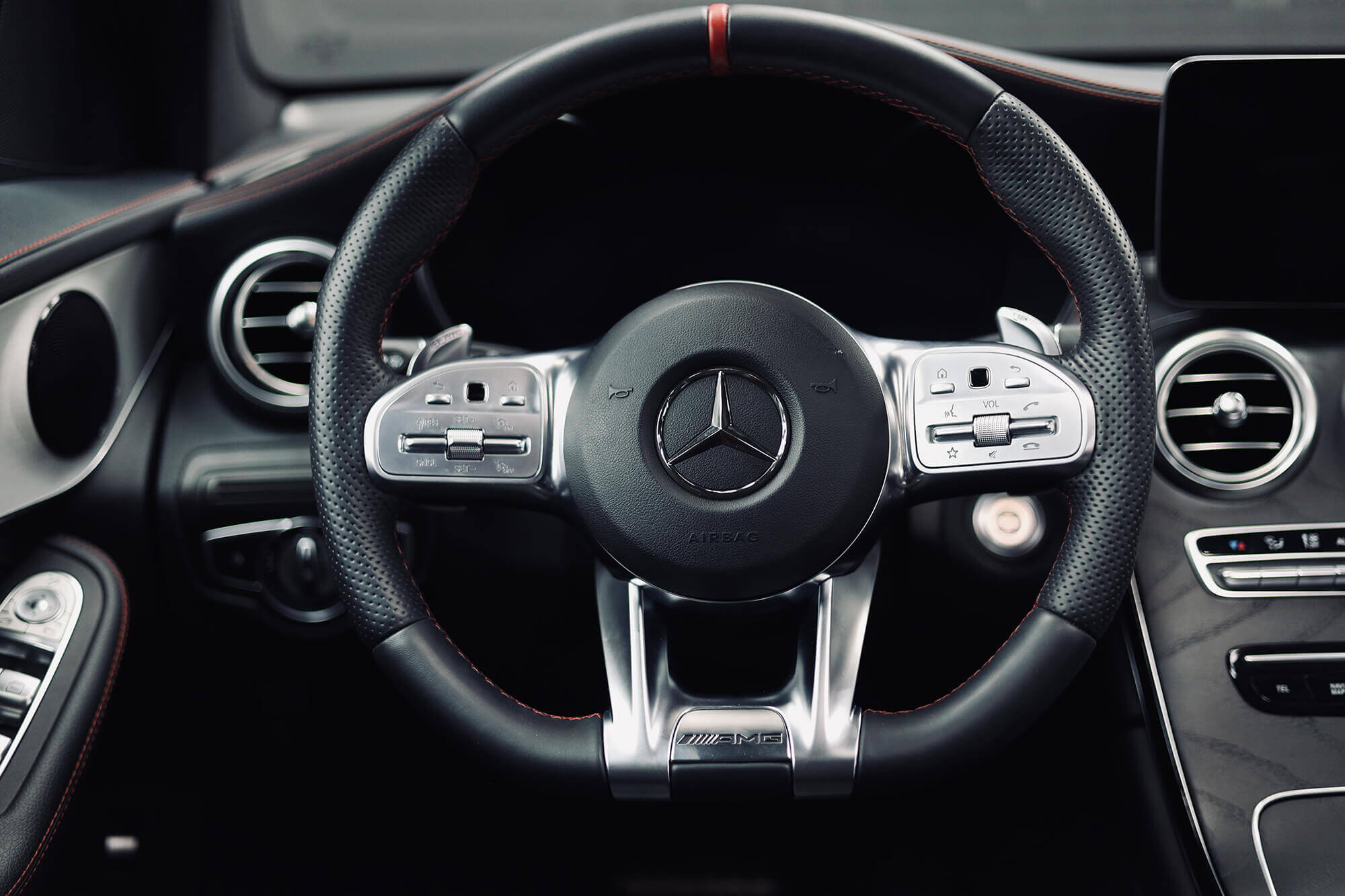 Mercedes GLC43 AMG White