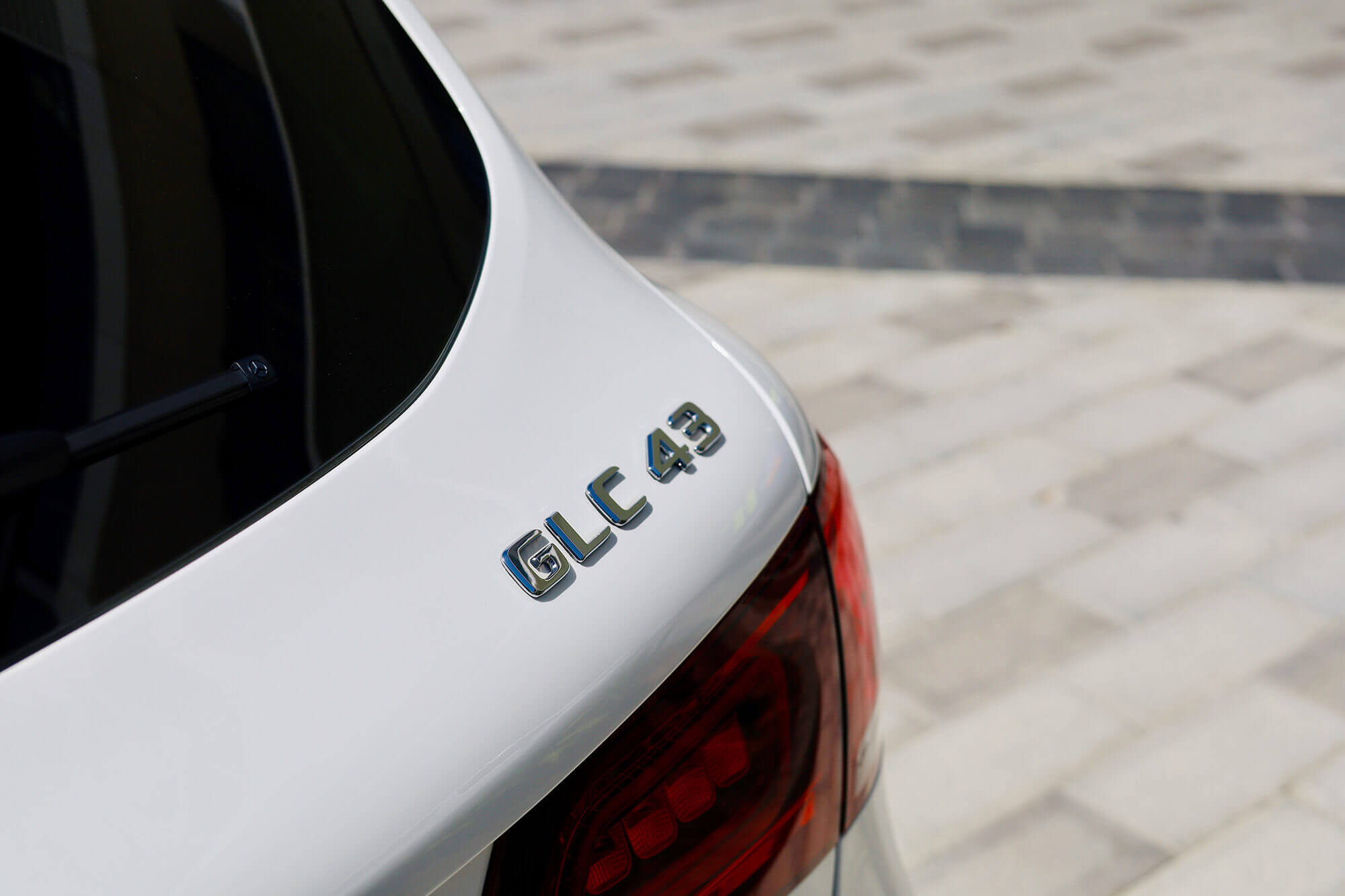 Mercedes GLC43 AMG White