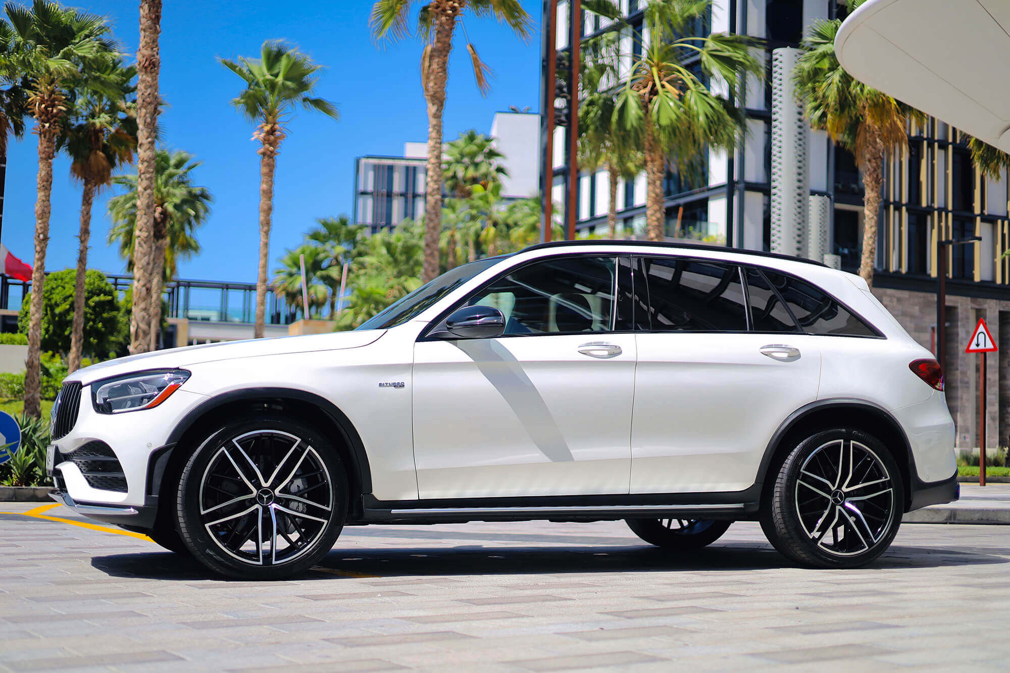 Mercedes GLC43 AMG White