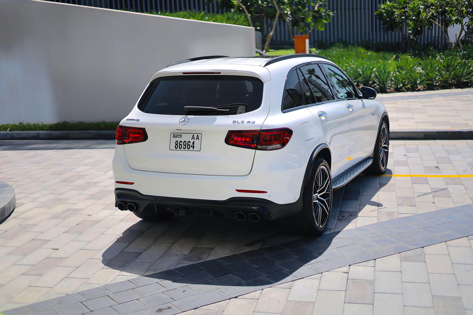 Mercedes GLC43 AMG White
