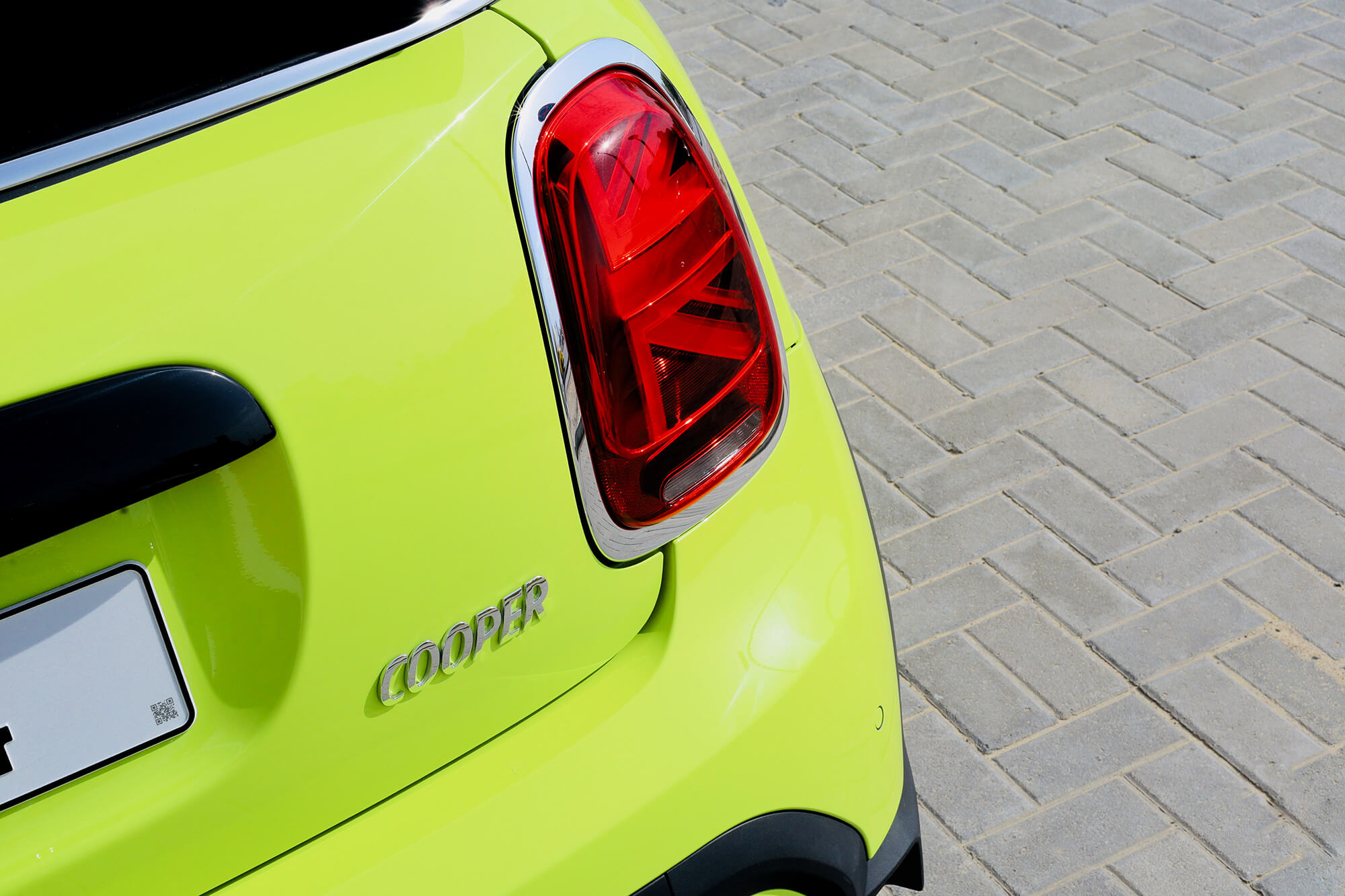 Mini Cooper Convertible Yellow