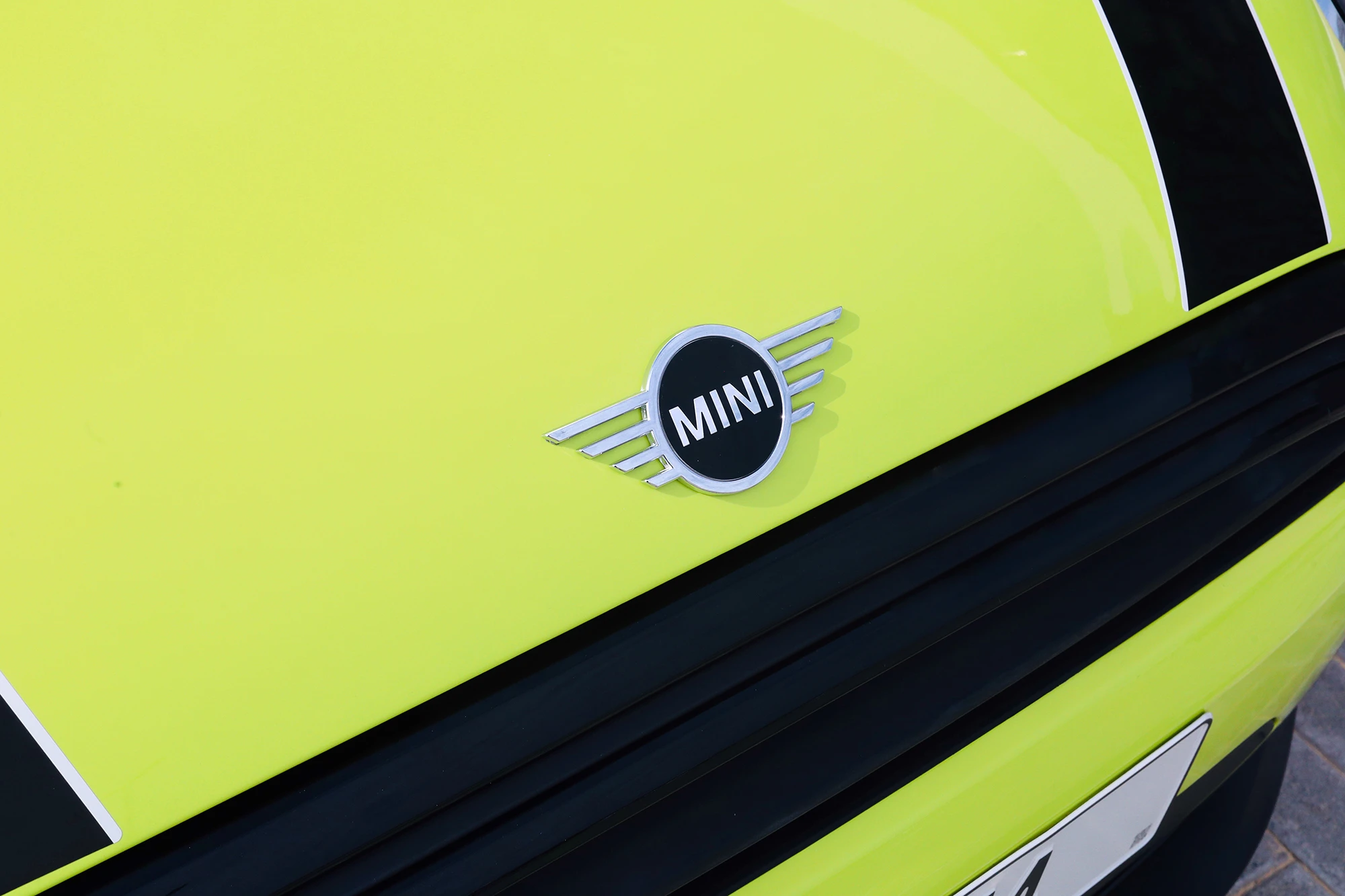 Mini Cooper Convertible Yellow