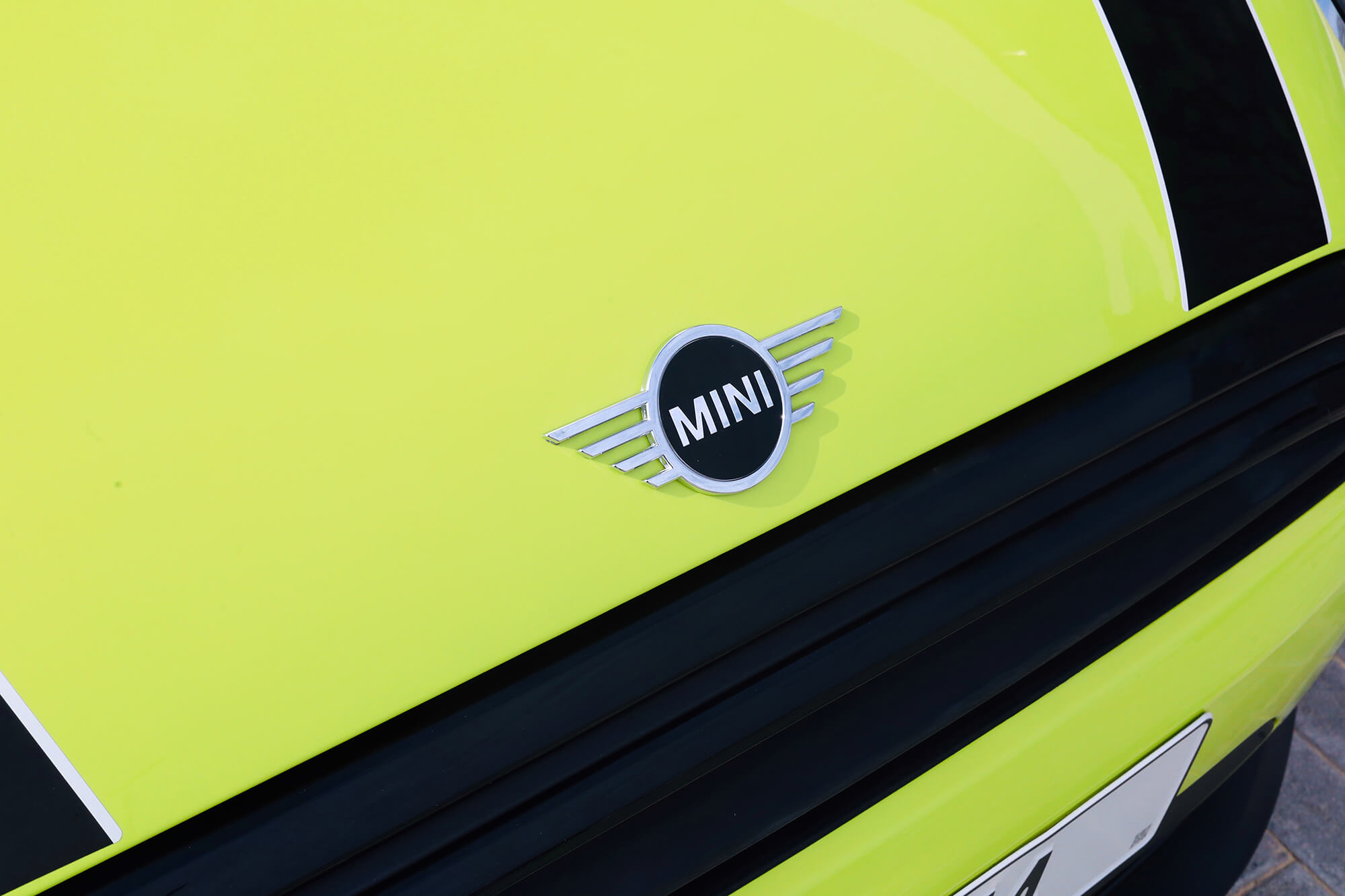 Mini Cooper Convertible Yellow