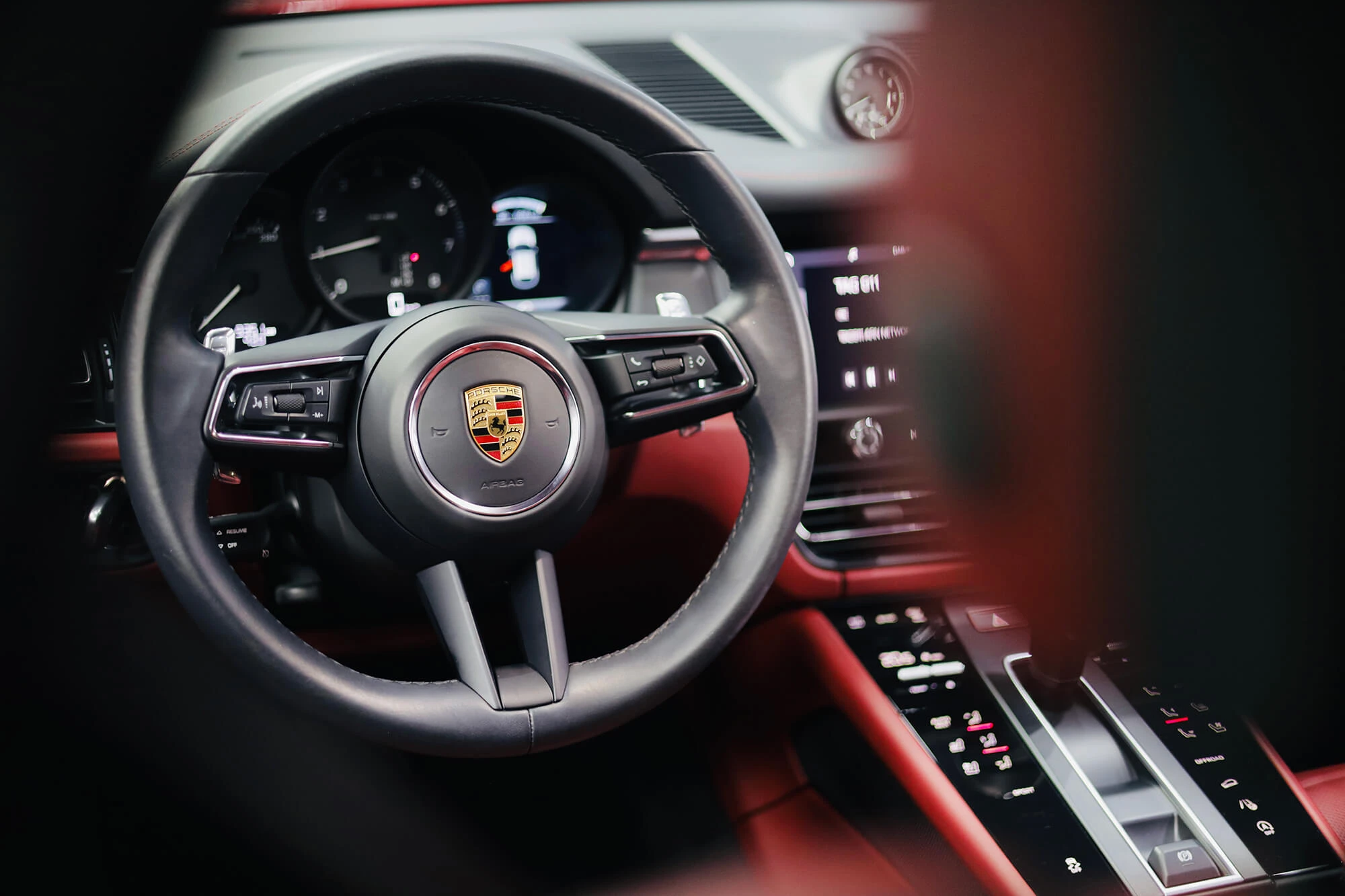 Porsche Macan Rood