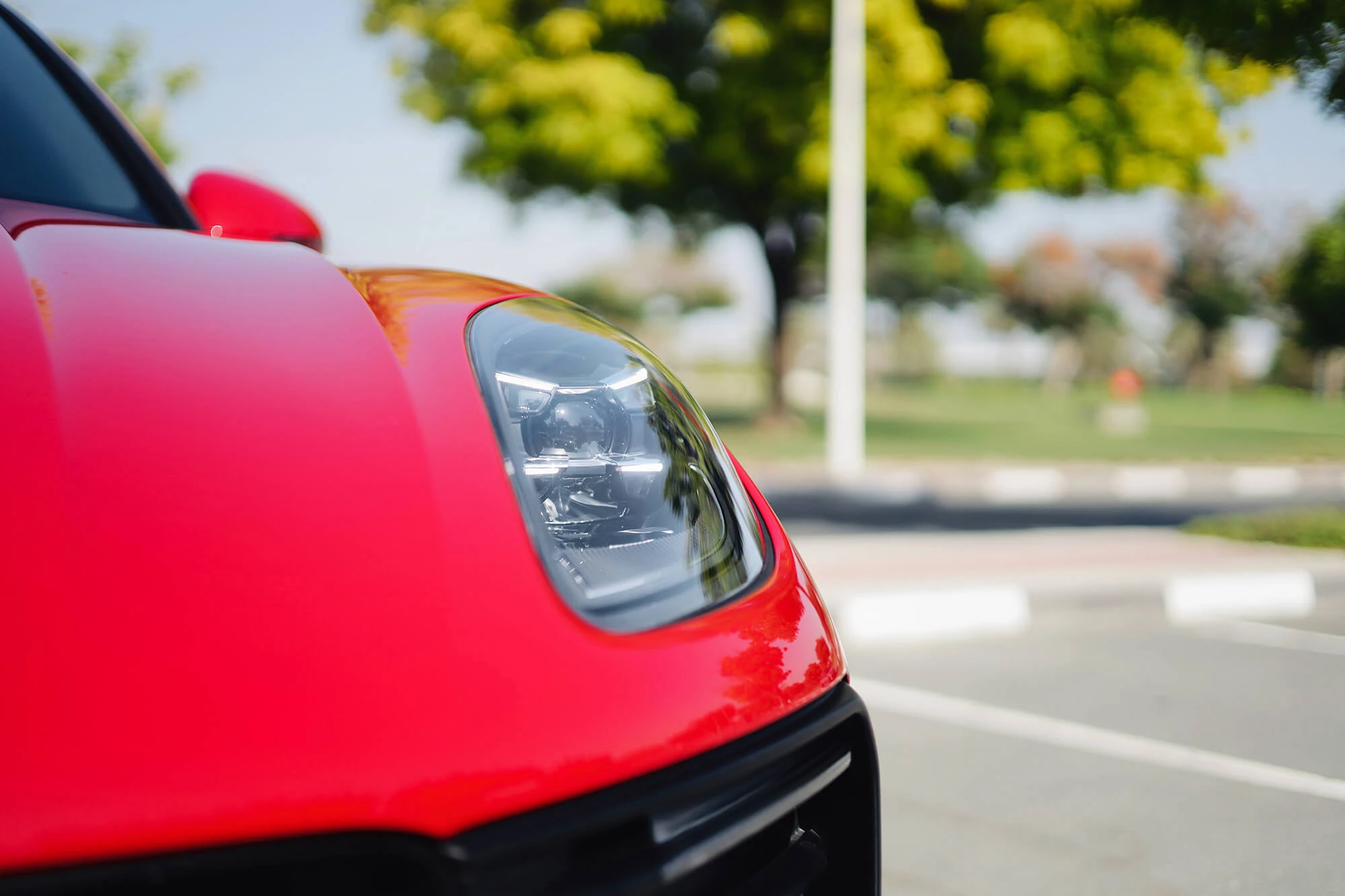 Porsche Macan Rood